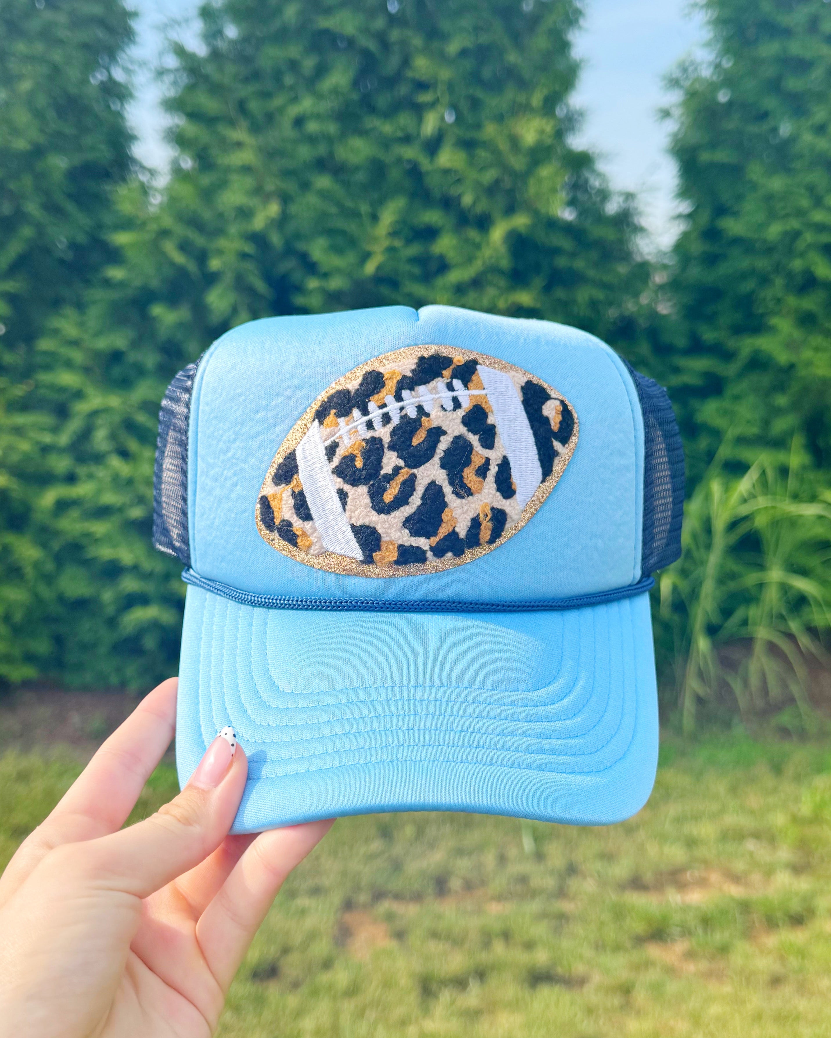 Leopard Football Patch Hat