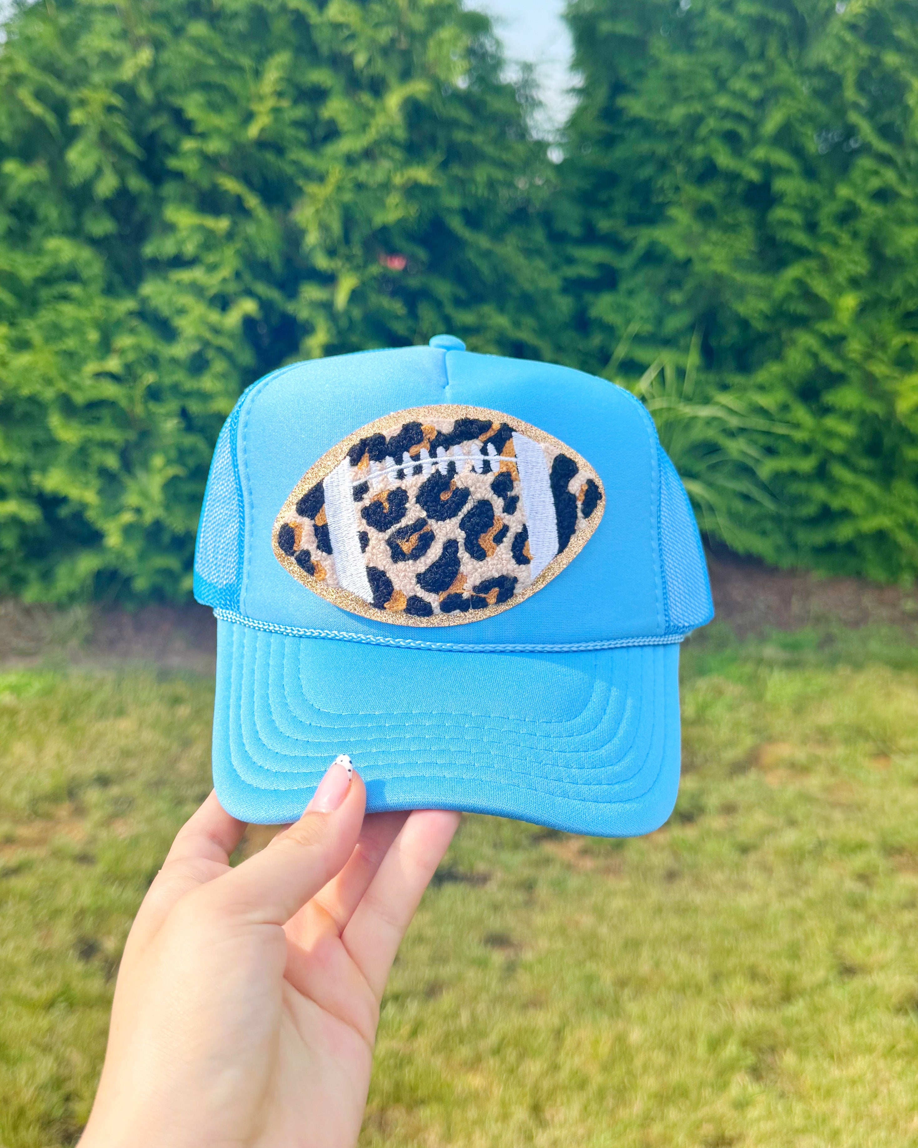 Leopard Football Patch Hat