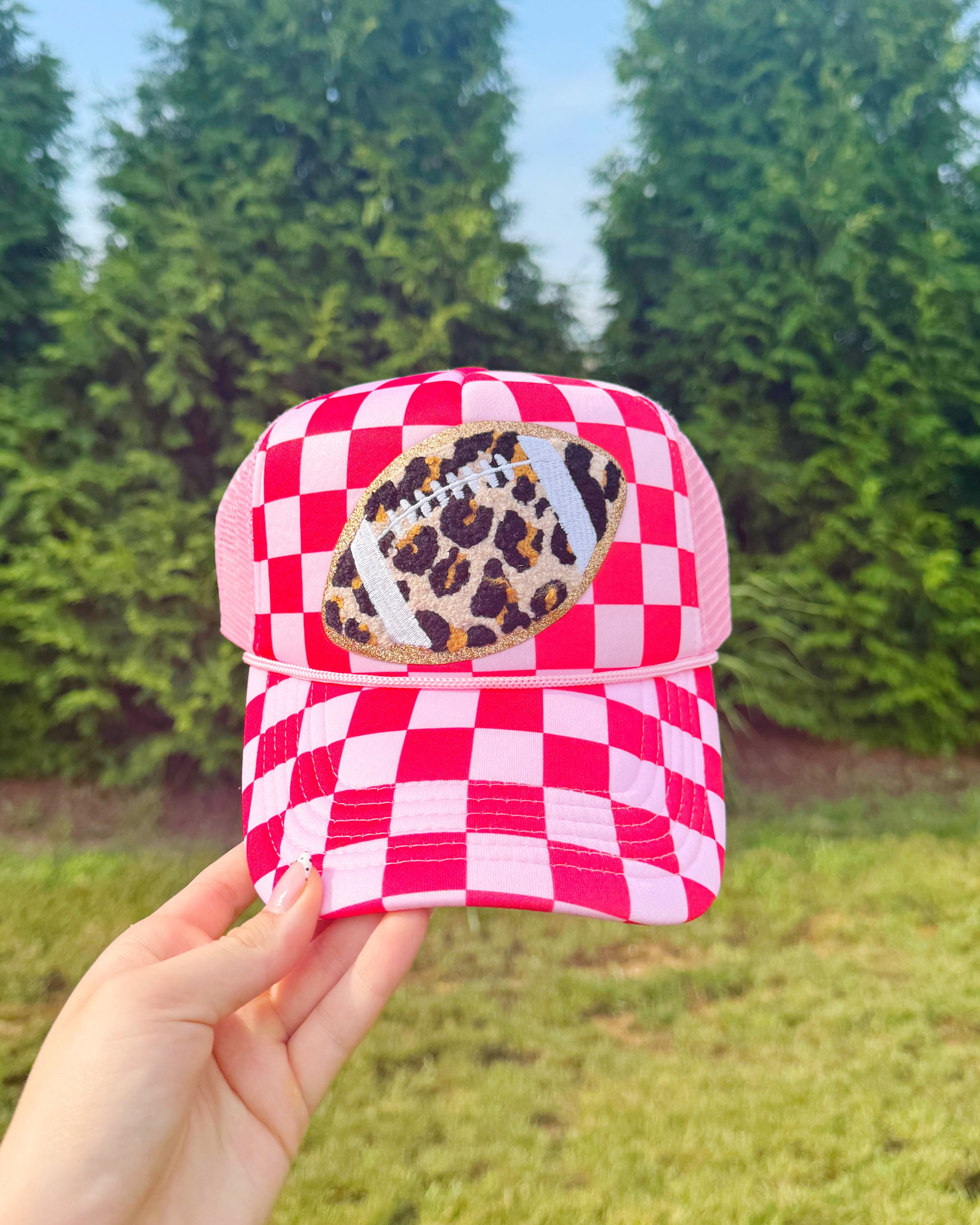 Leopard Football Patch Hat