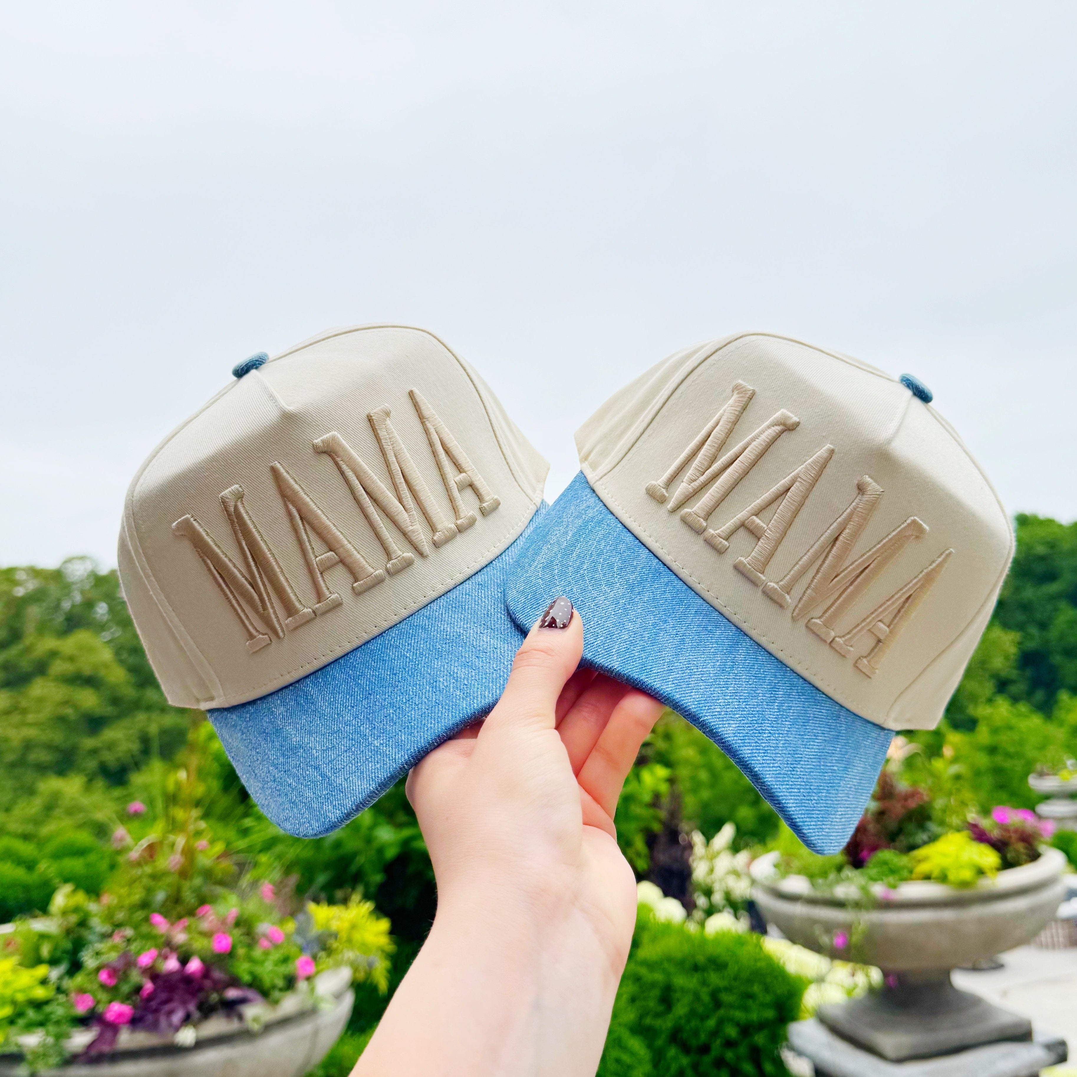 Denim MAMA Hat