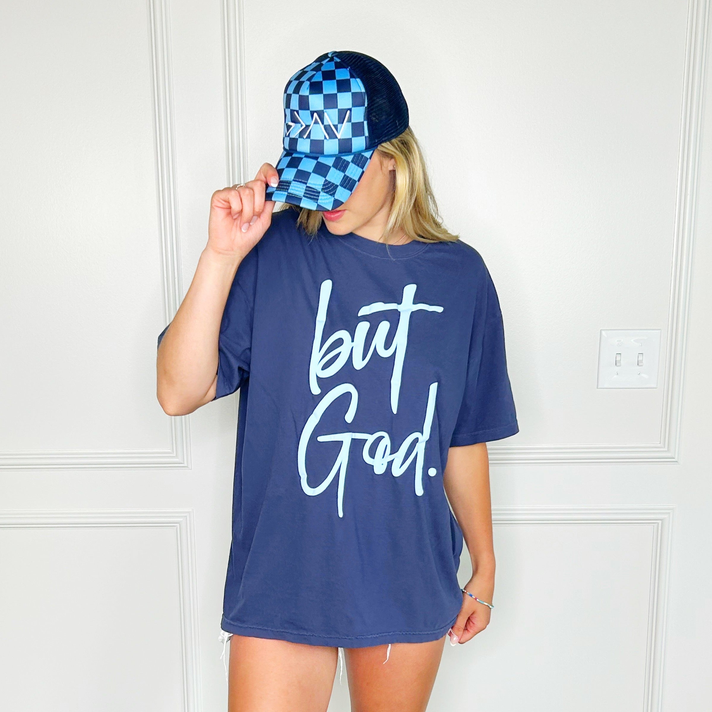 Puff But God Navy Tee