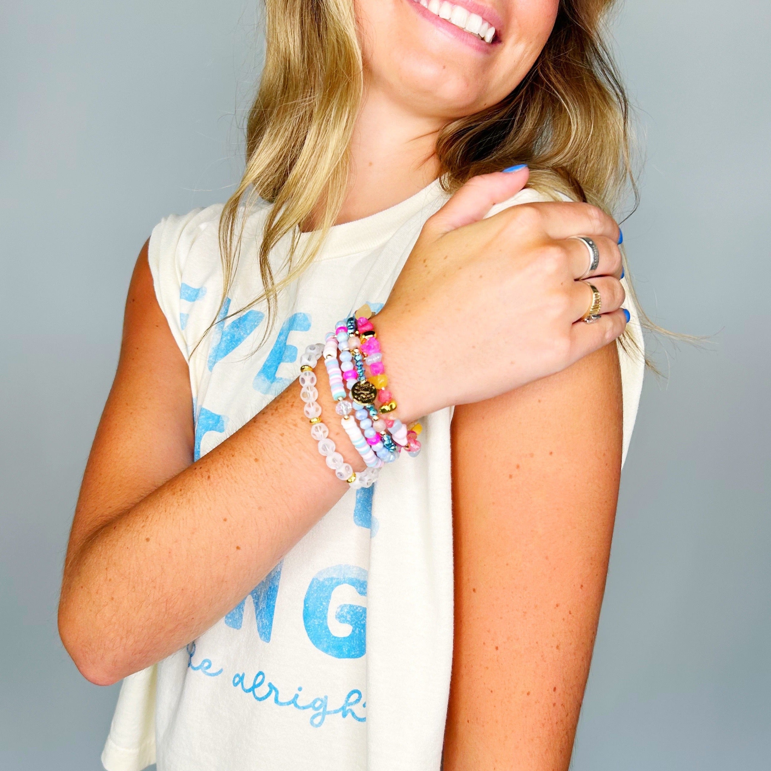 Multicolor Charm Bracelets