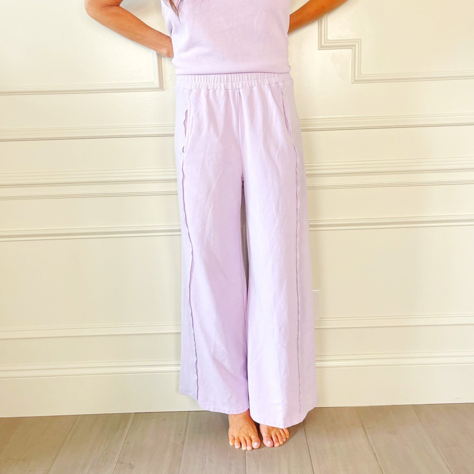 Lilac Flowy Pant
