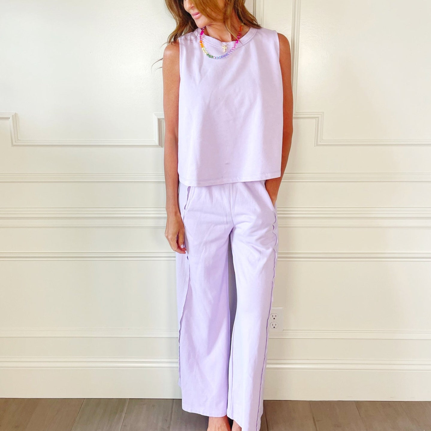 Lilac Flowy Pant