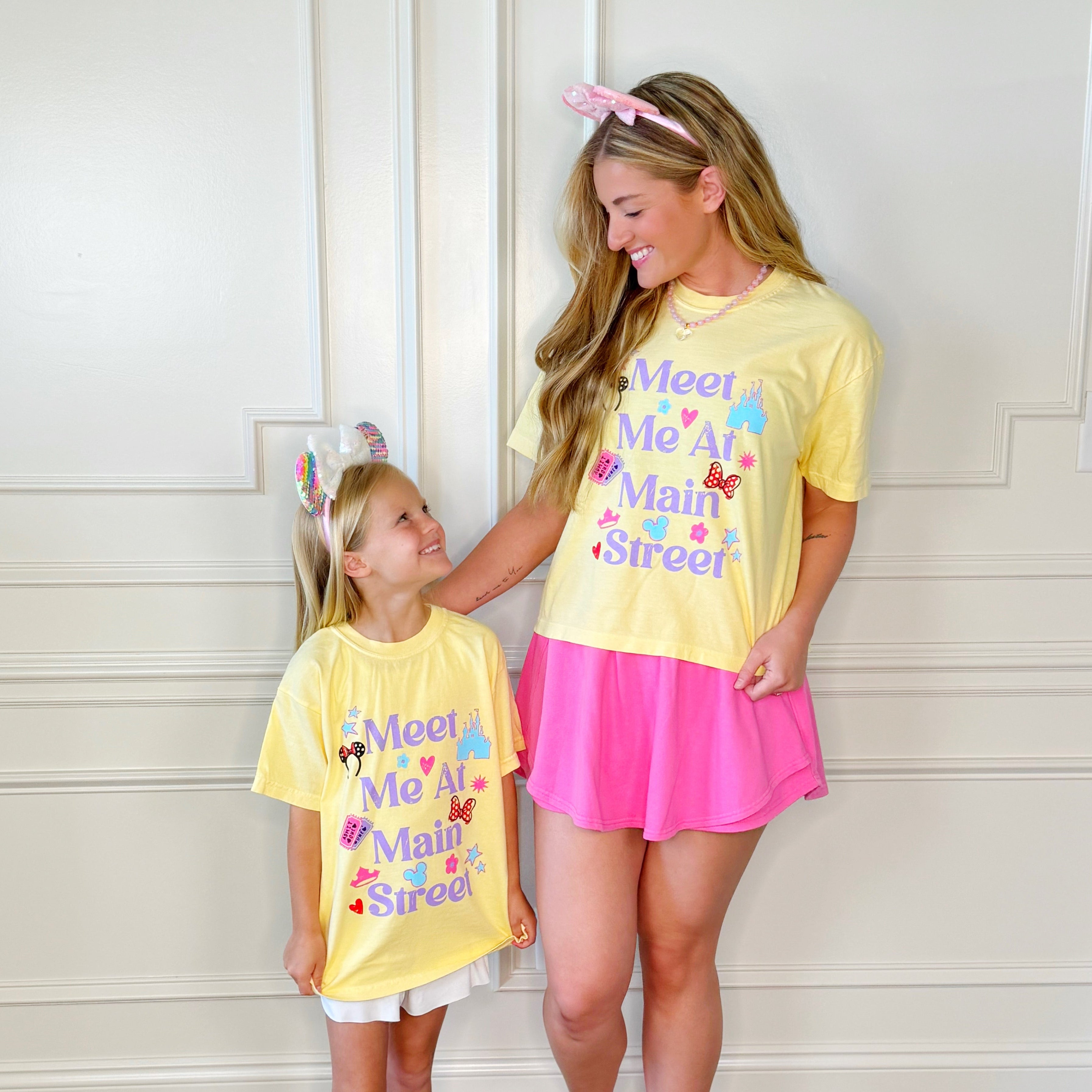 Meet Me at Main Street Youth Tee & Adult Crop Tee