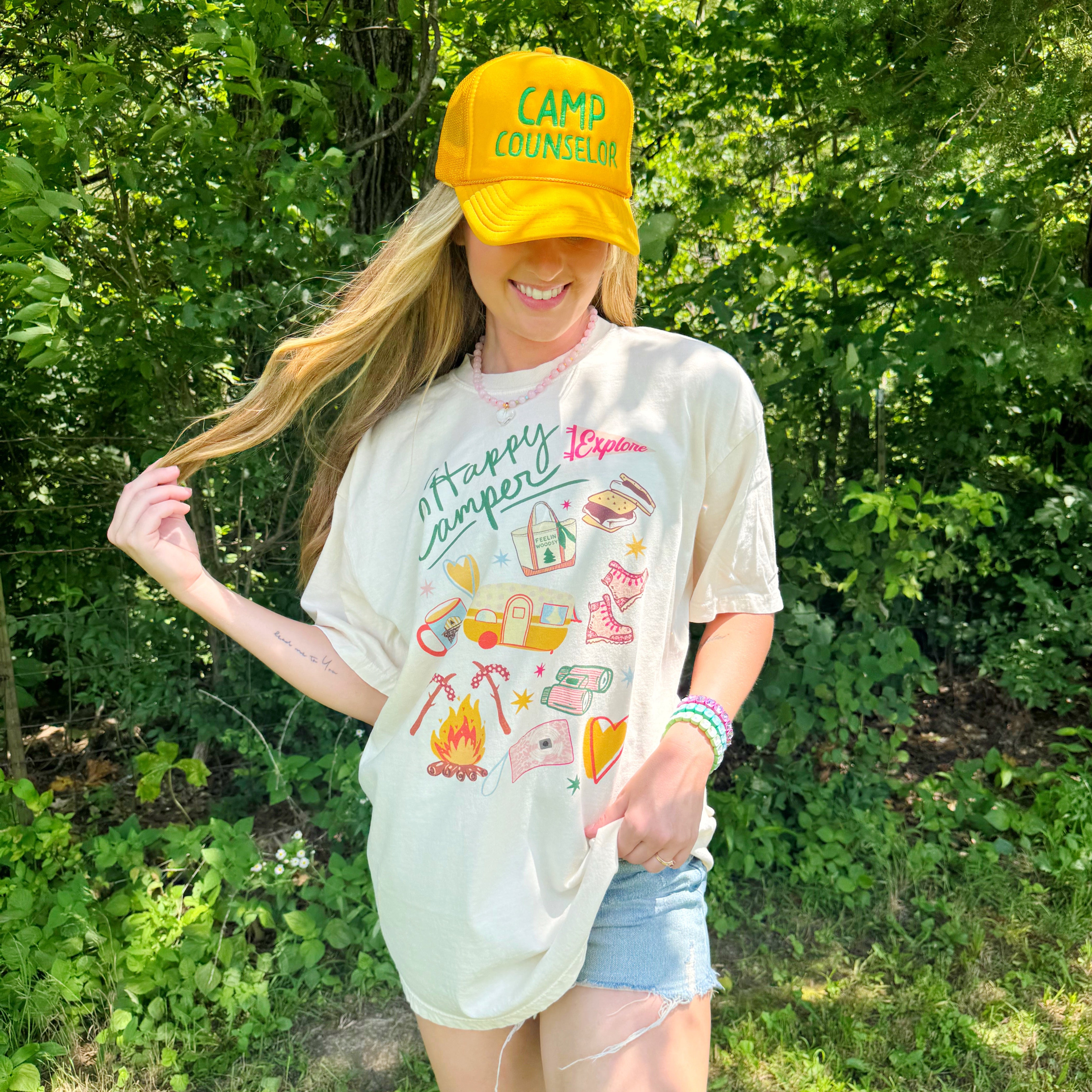 Happy Camper Collage Tee