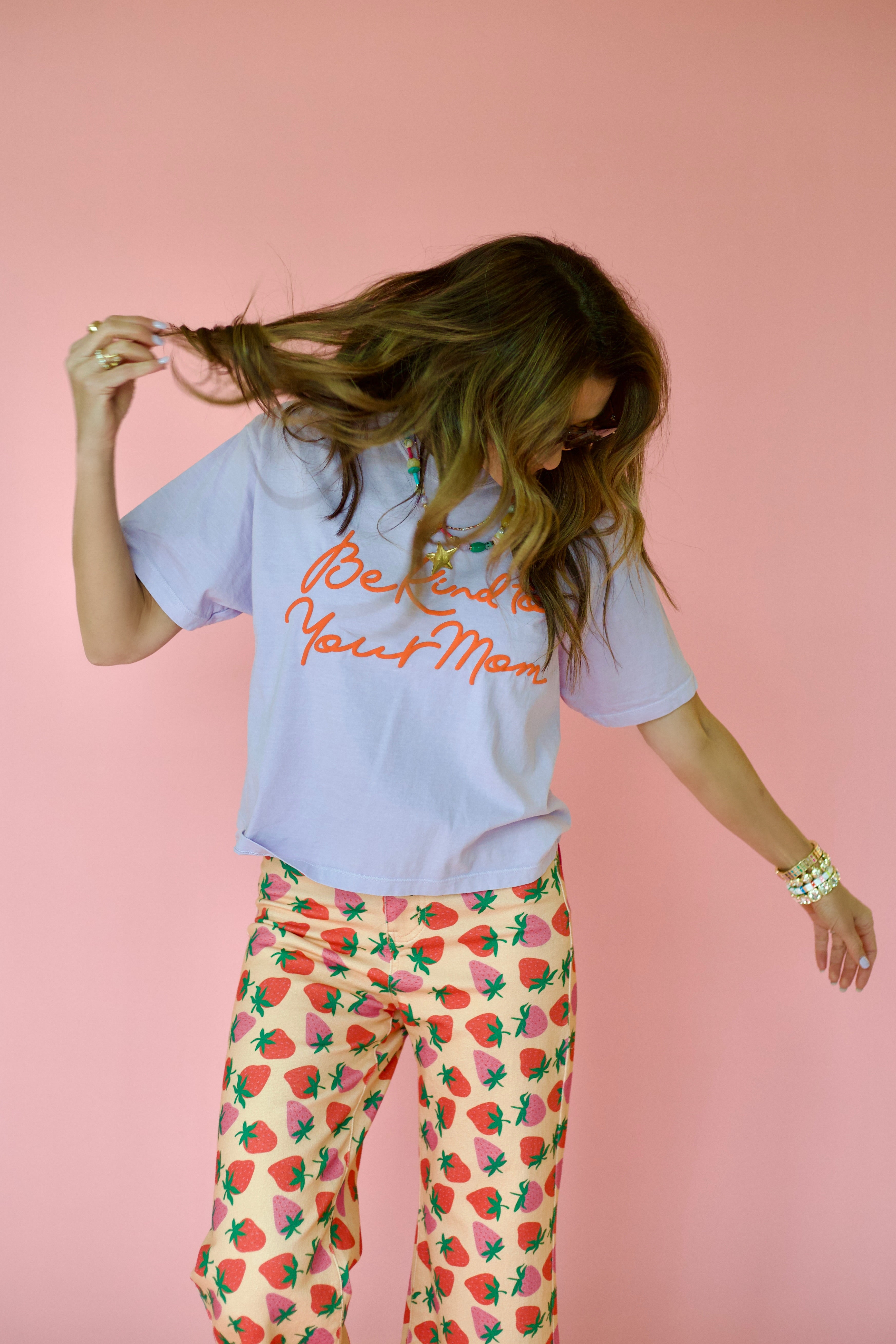 Be kind To Your Mom Crop Tee