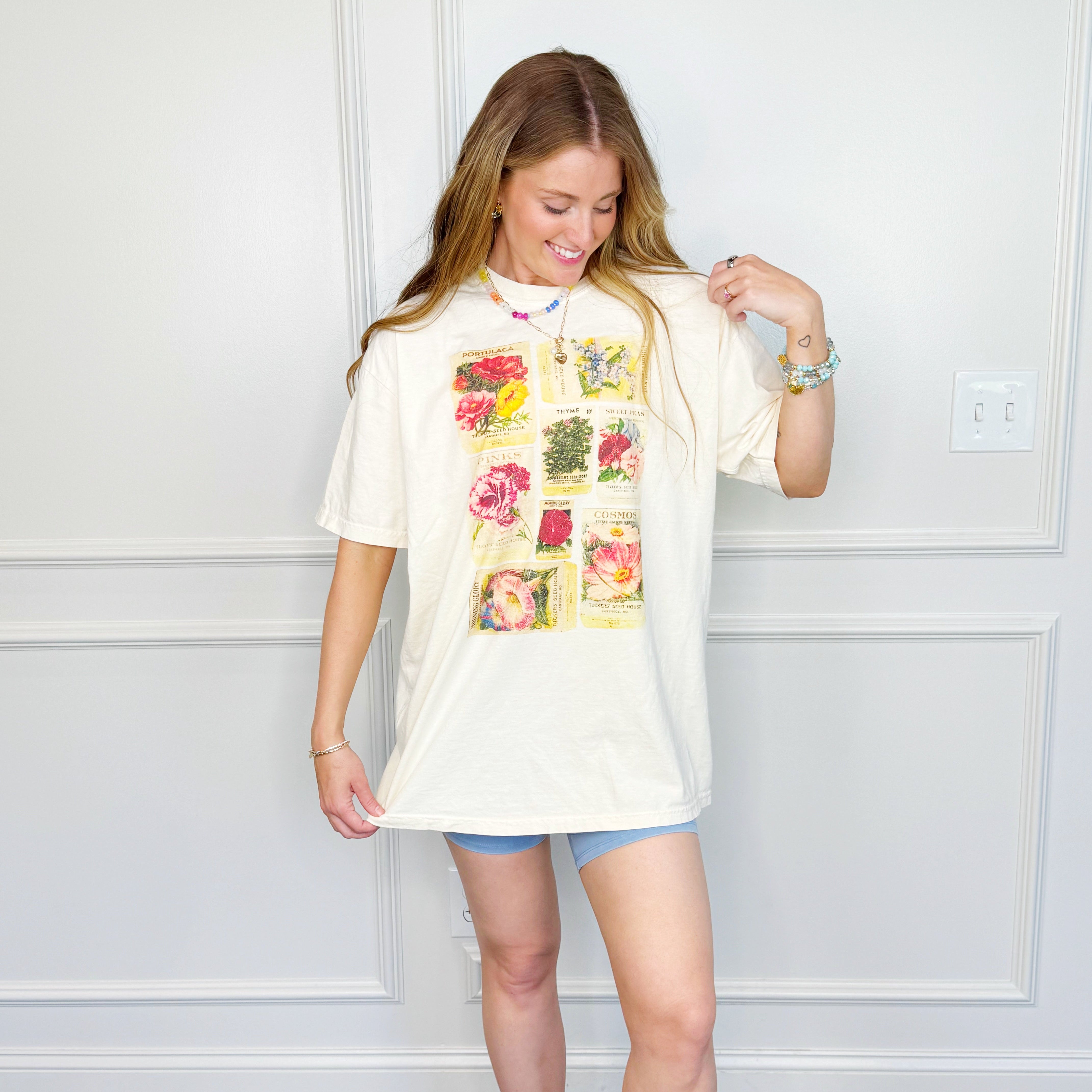 Floral Seed Packets Tee