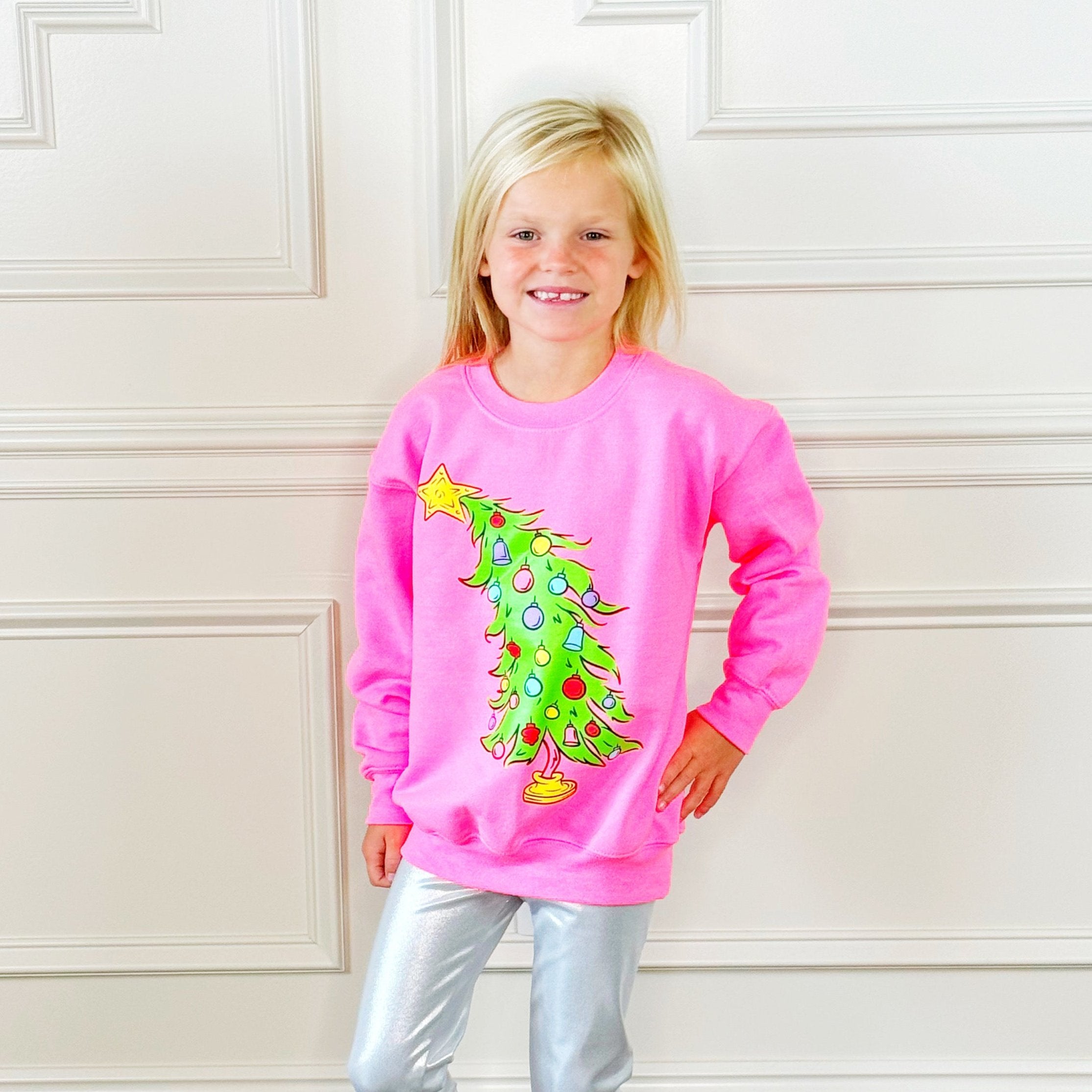 Grinch Tree Youth & Adult Sweatshirt