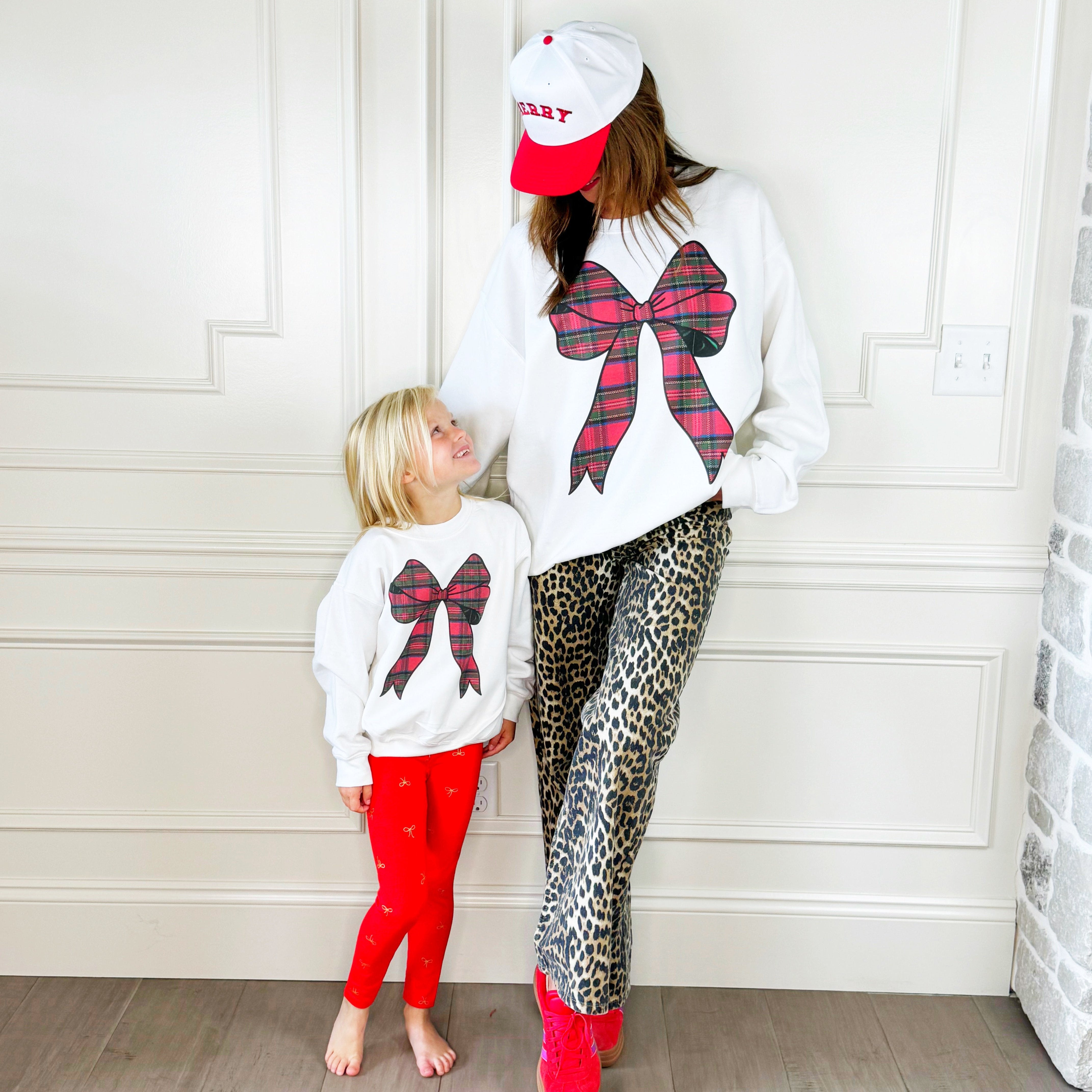 Tartan Bow Youth & Adult Sweatshirt