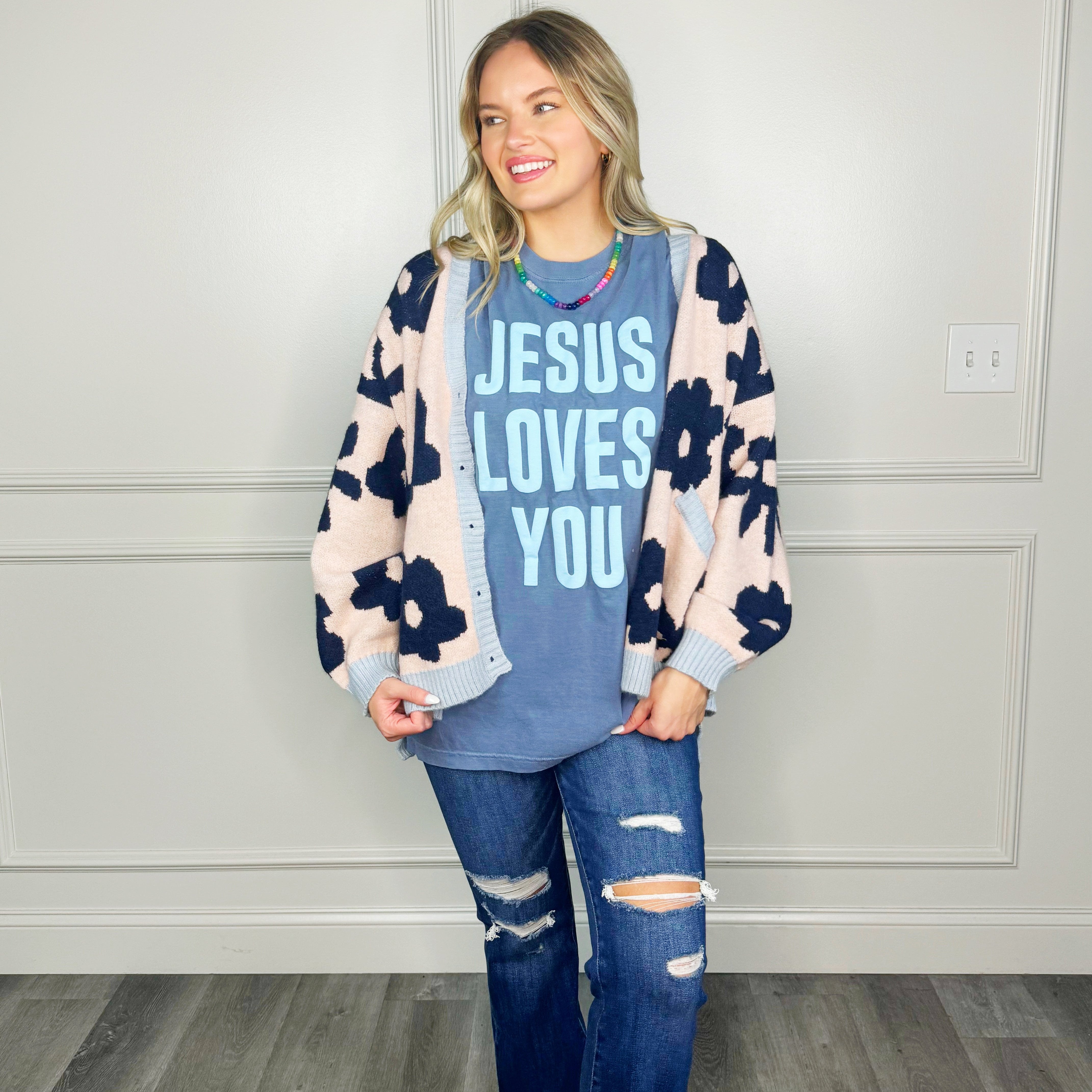 Puff Jesus Love You Tee