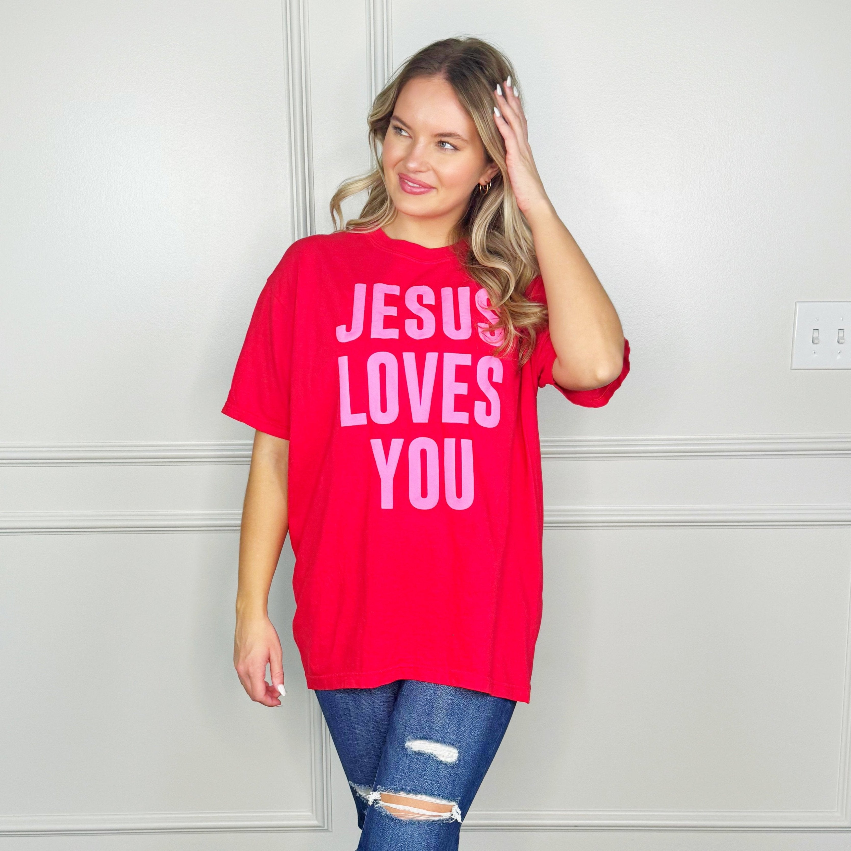 Puff Jesus Love You Tee