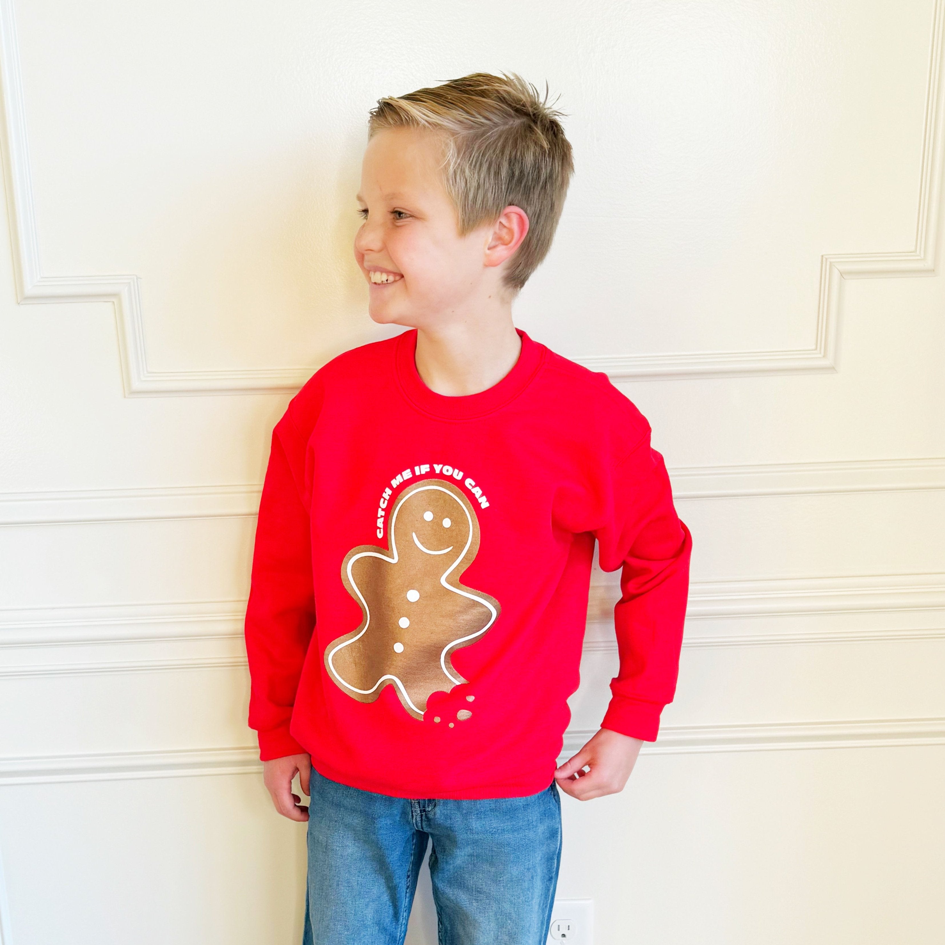 Gingerbread Man Youth Sweatshirt