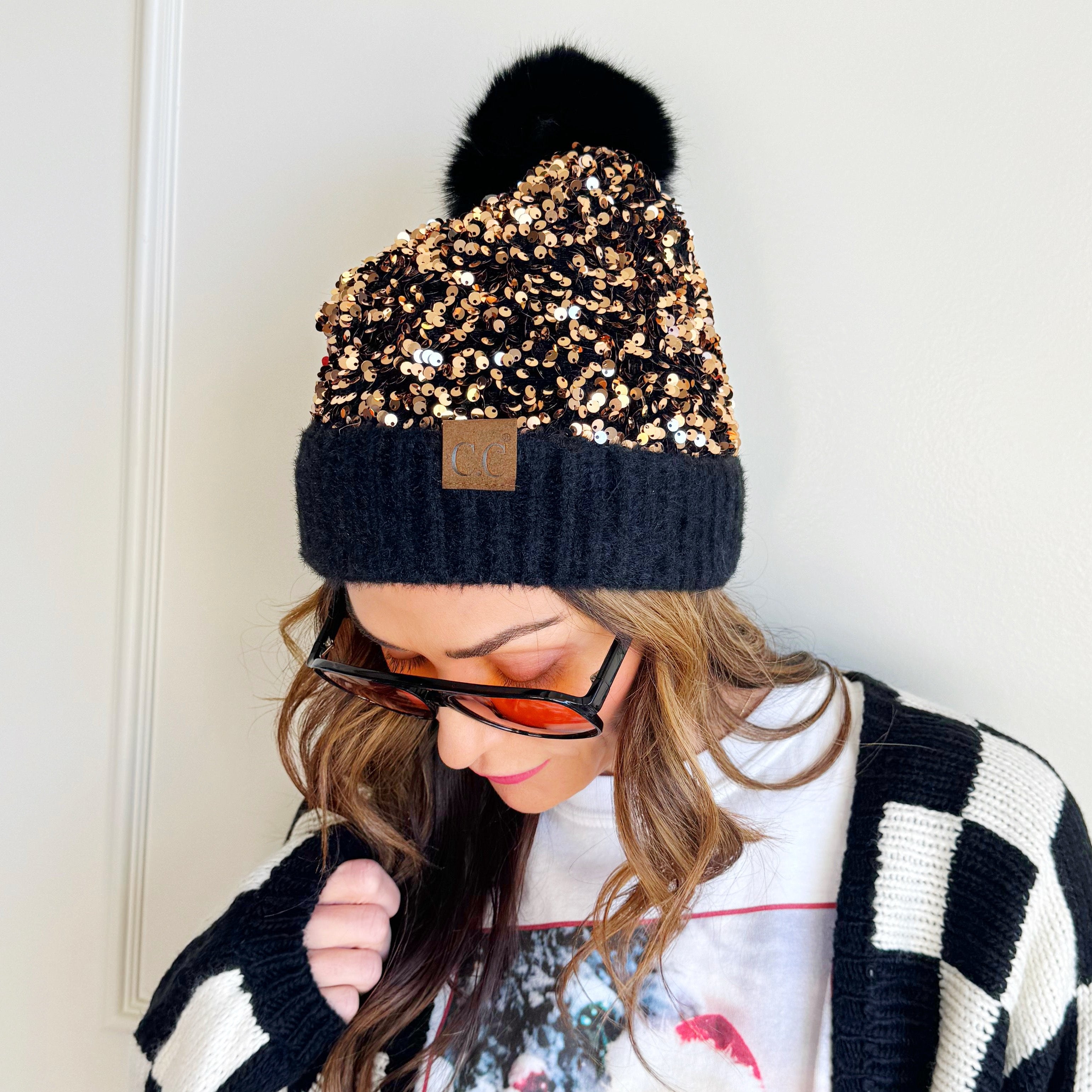 Cluster Sequin Beanie - 4 color options