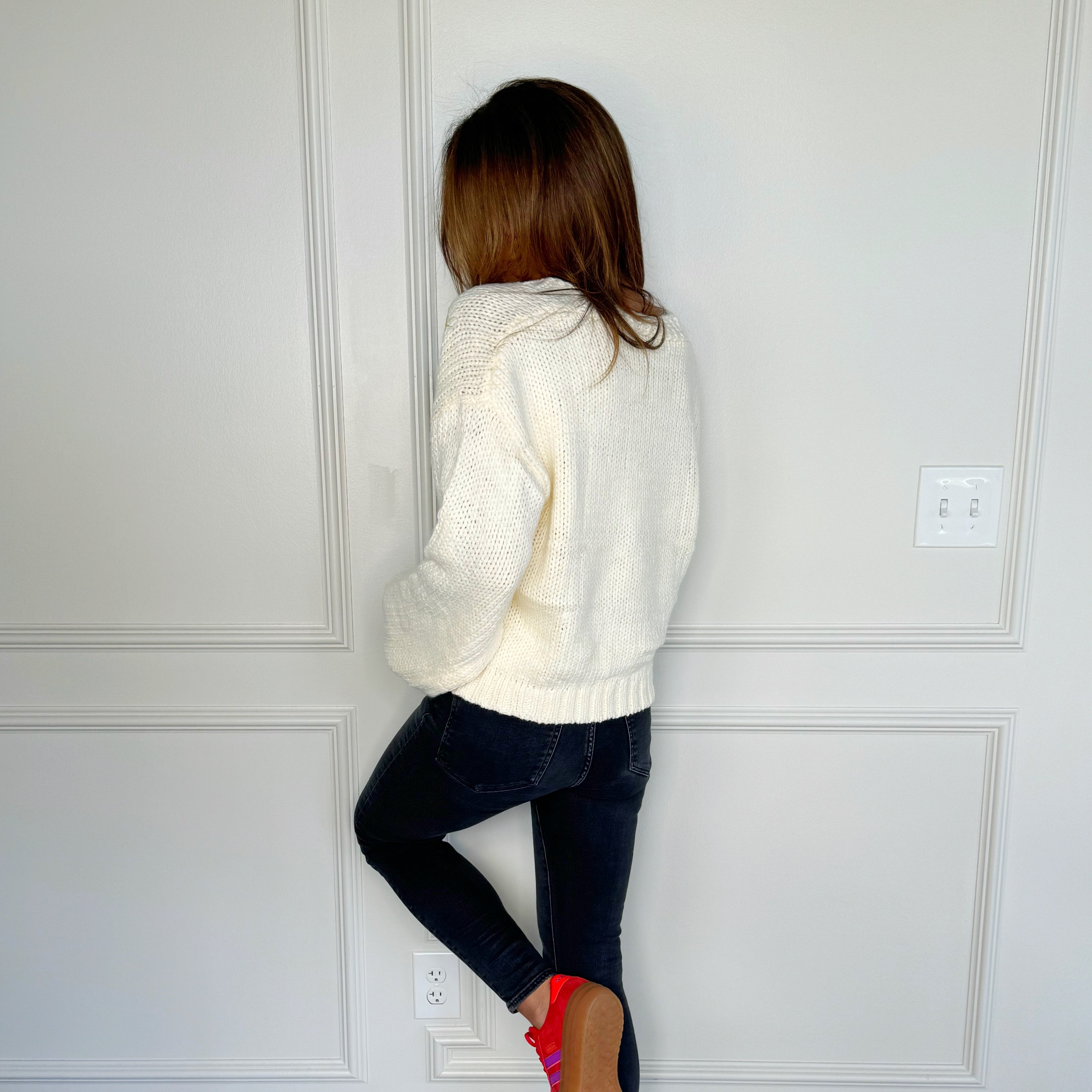 Christmas Ornament Sequin Sweater