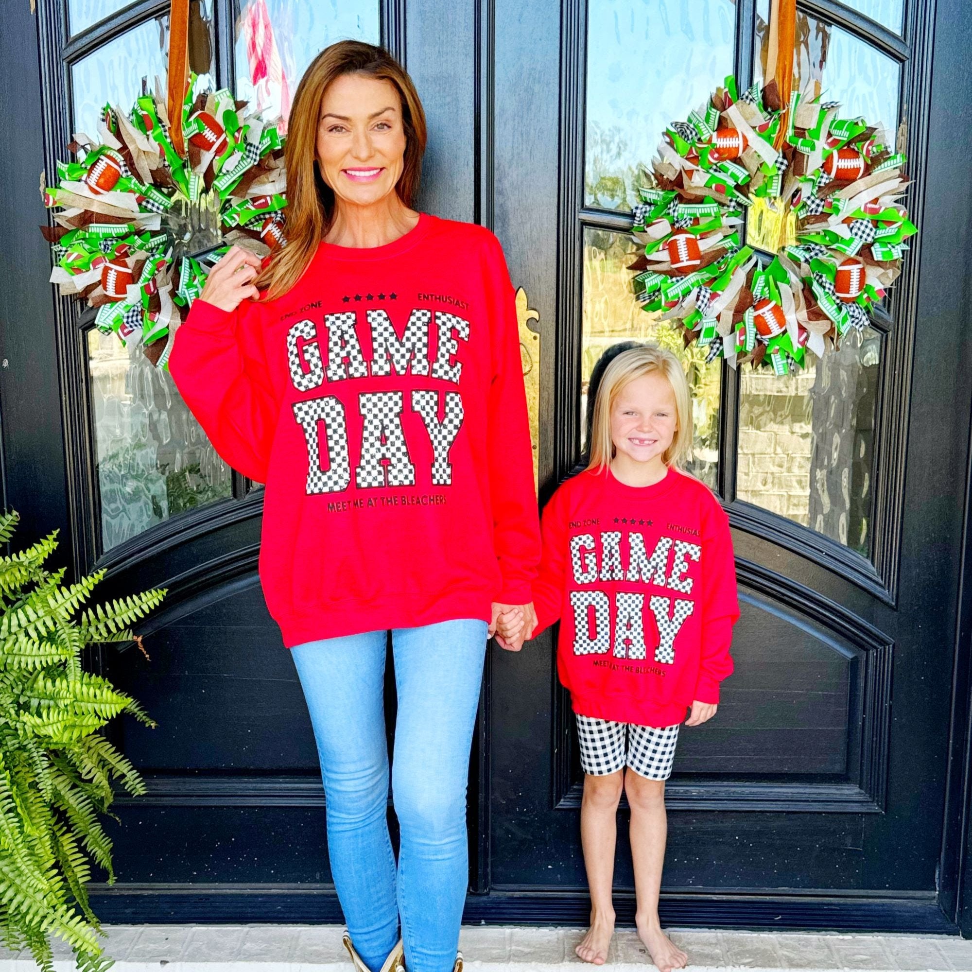 Checker Game Day Y&A Sweatshirt