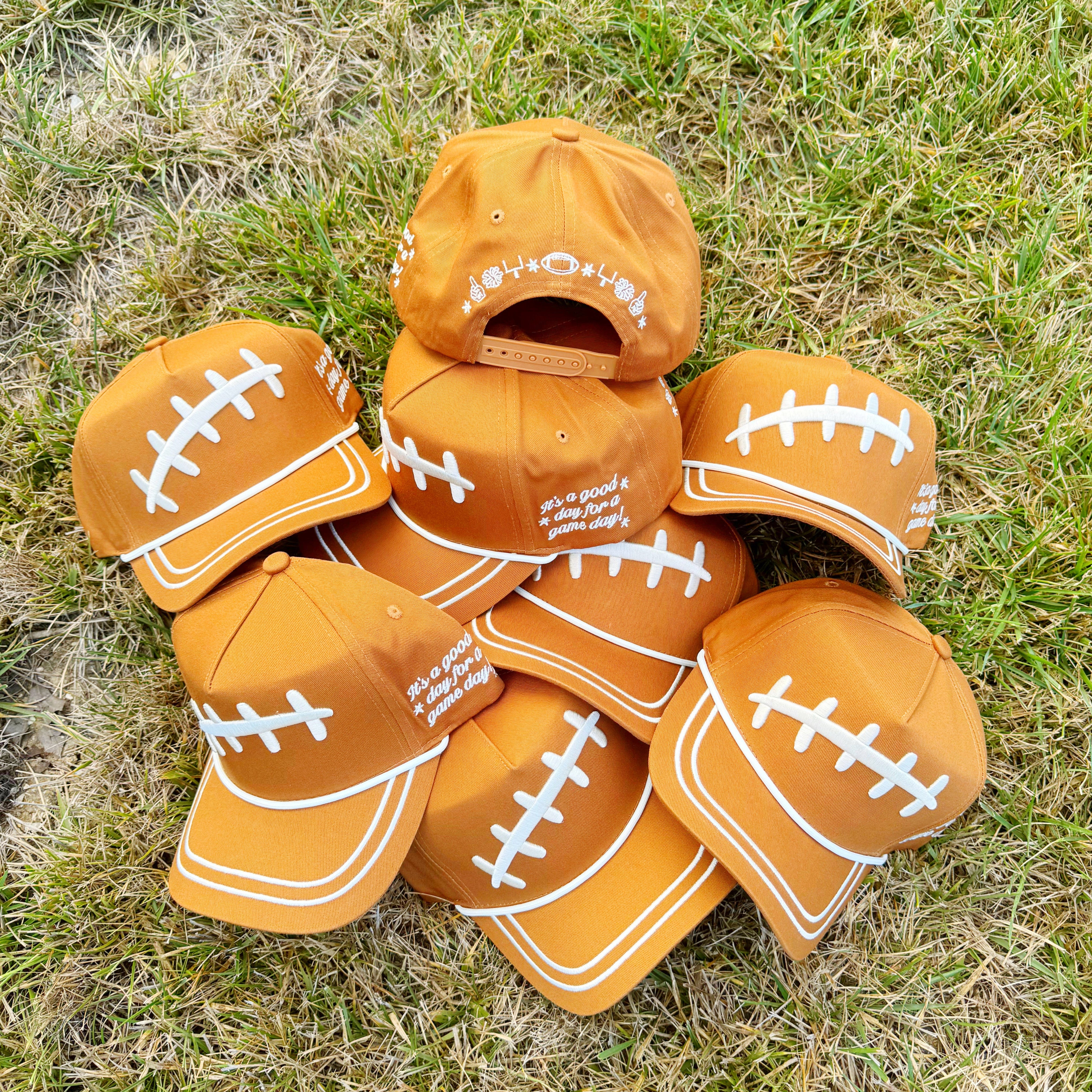 Football Laces Puff Hat