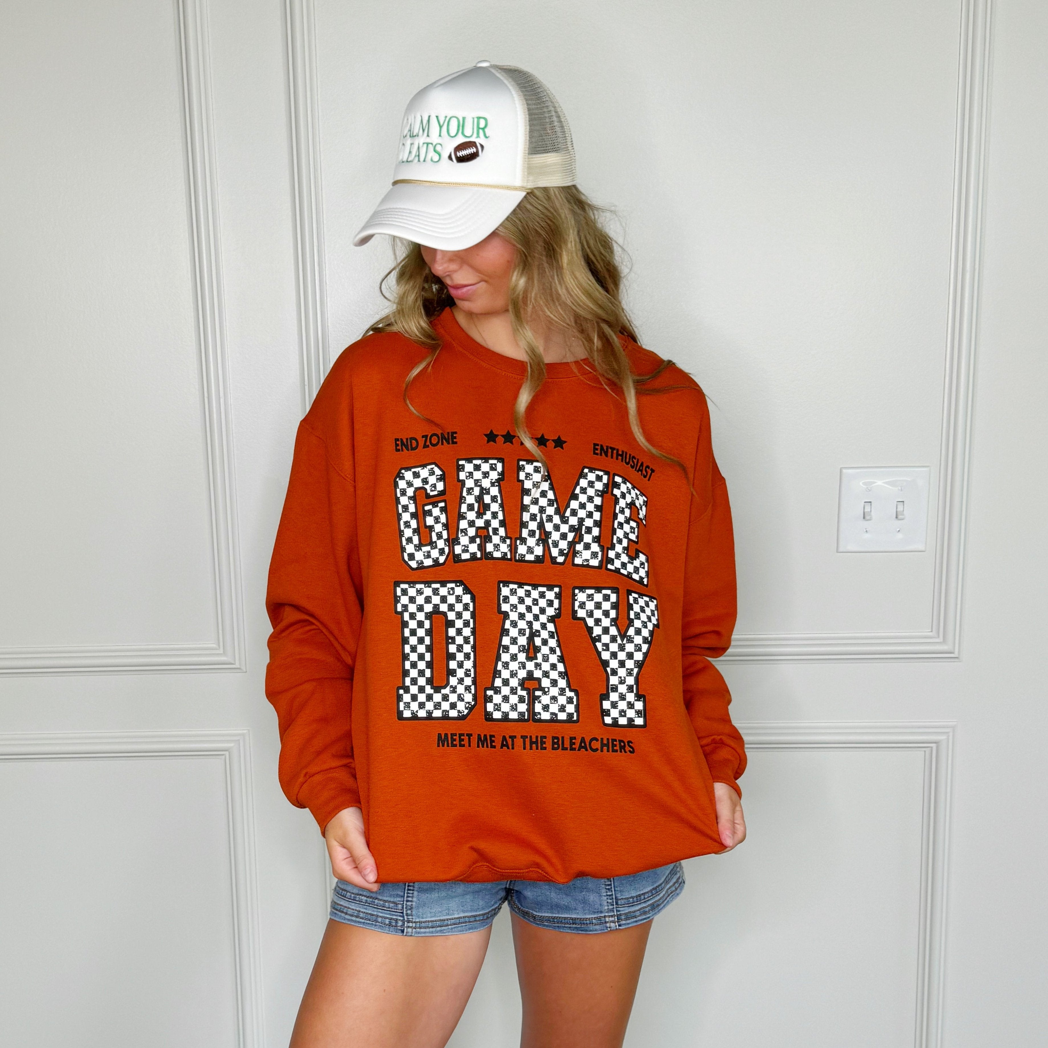 Checker Game Day Y&A Sweatshirt