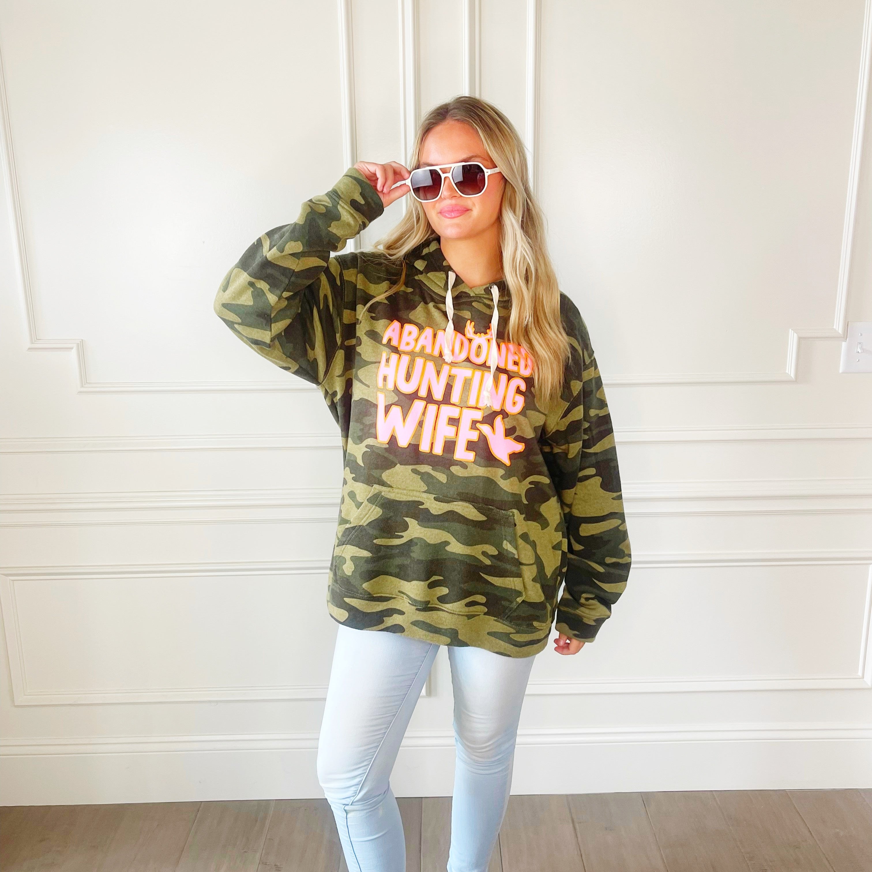 Abandoned Hunting Wife Camo Sweatshirt