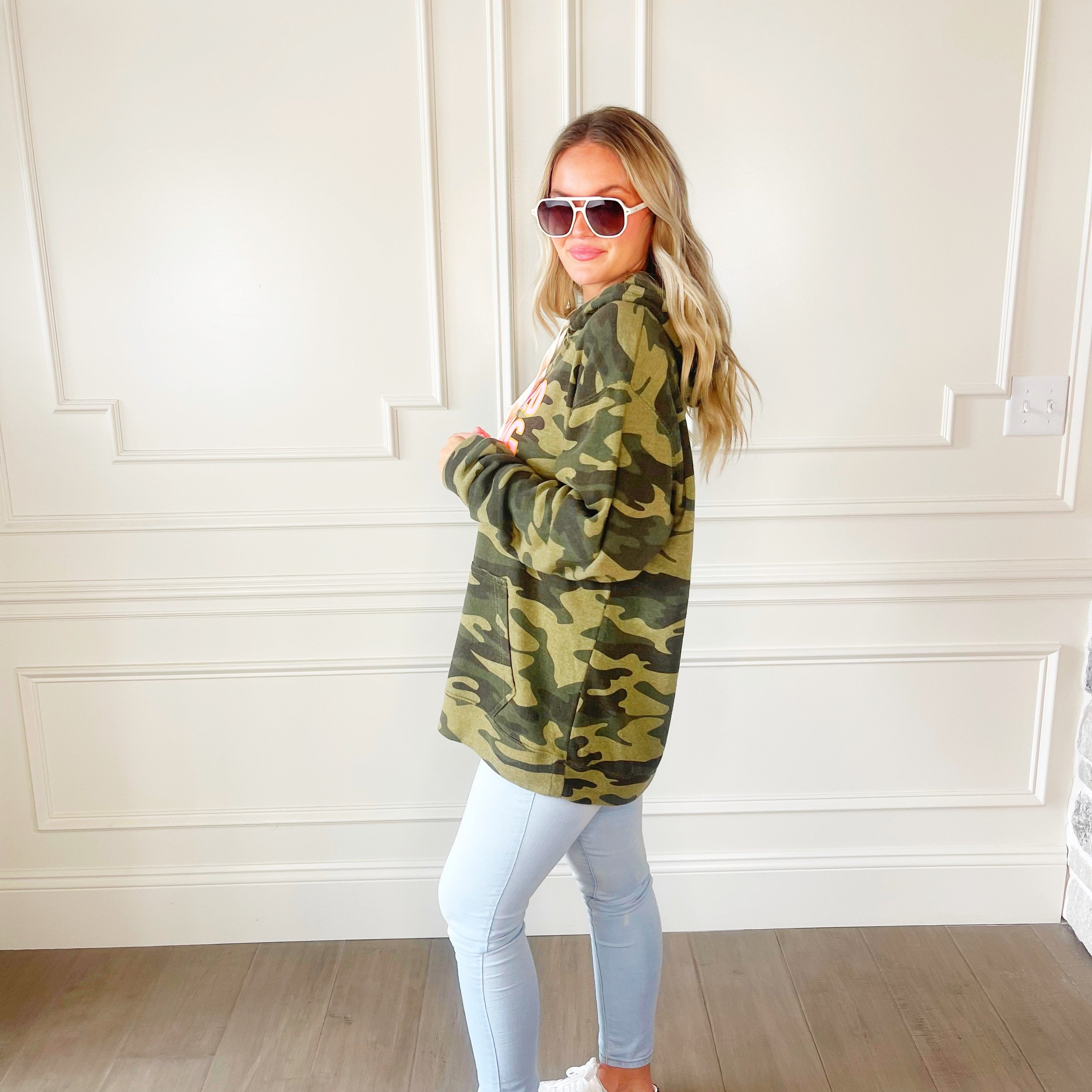 Abandoned Hunting Wife Camo Sweatshirt