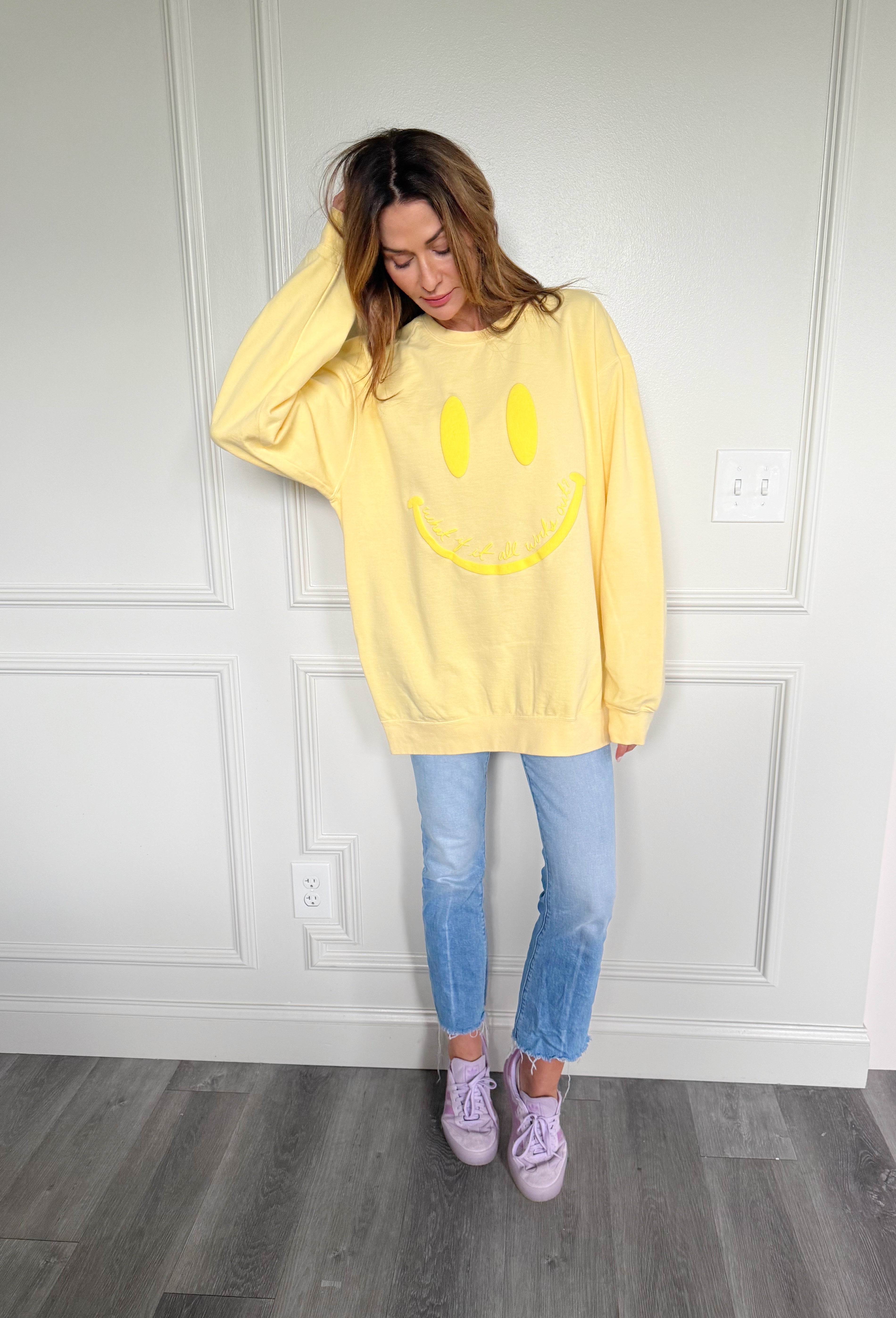 Smiley What If Sweatshirt