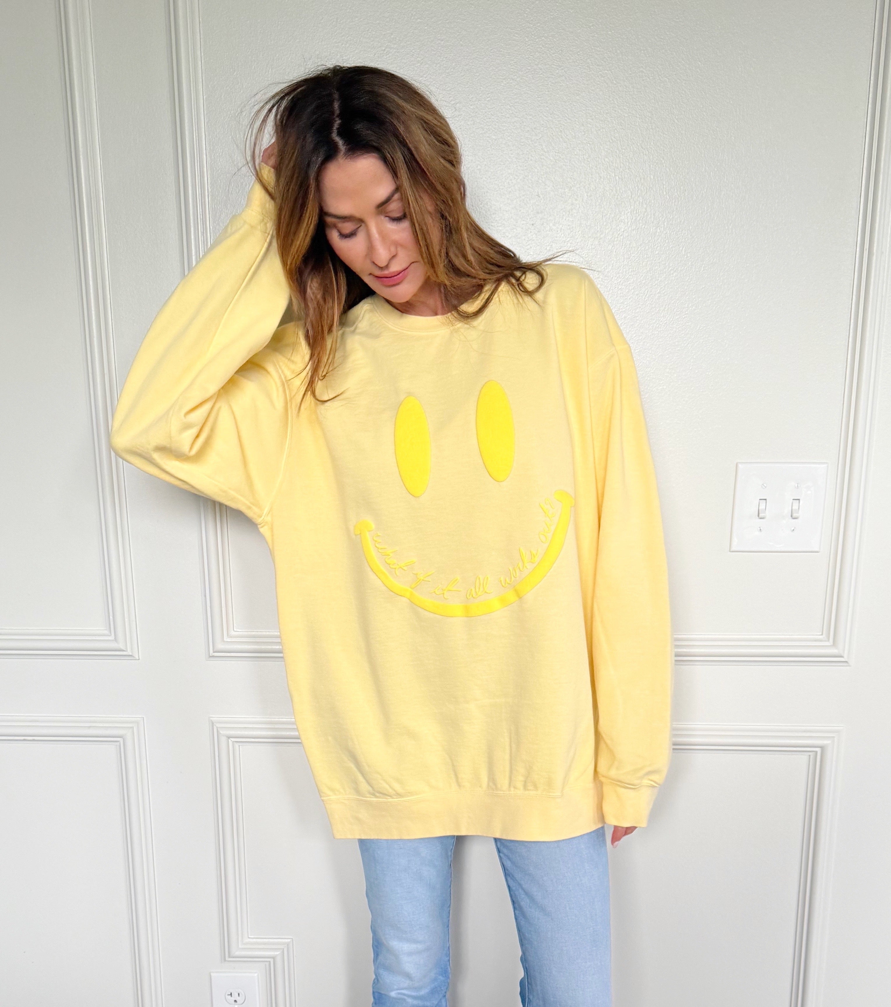 Smiley What If Sweatshirt