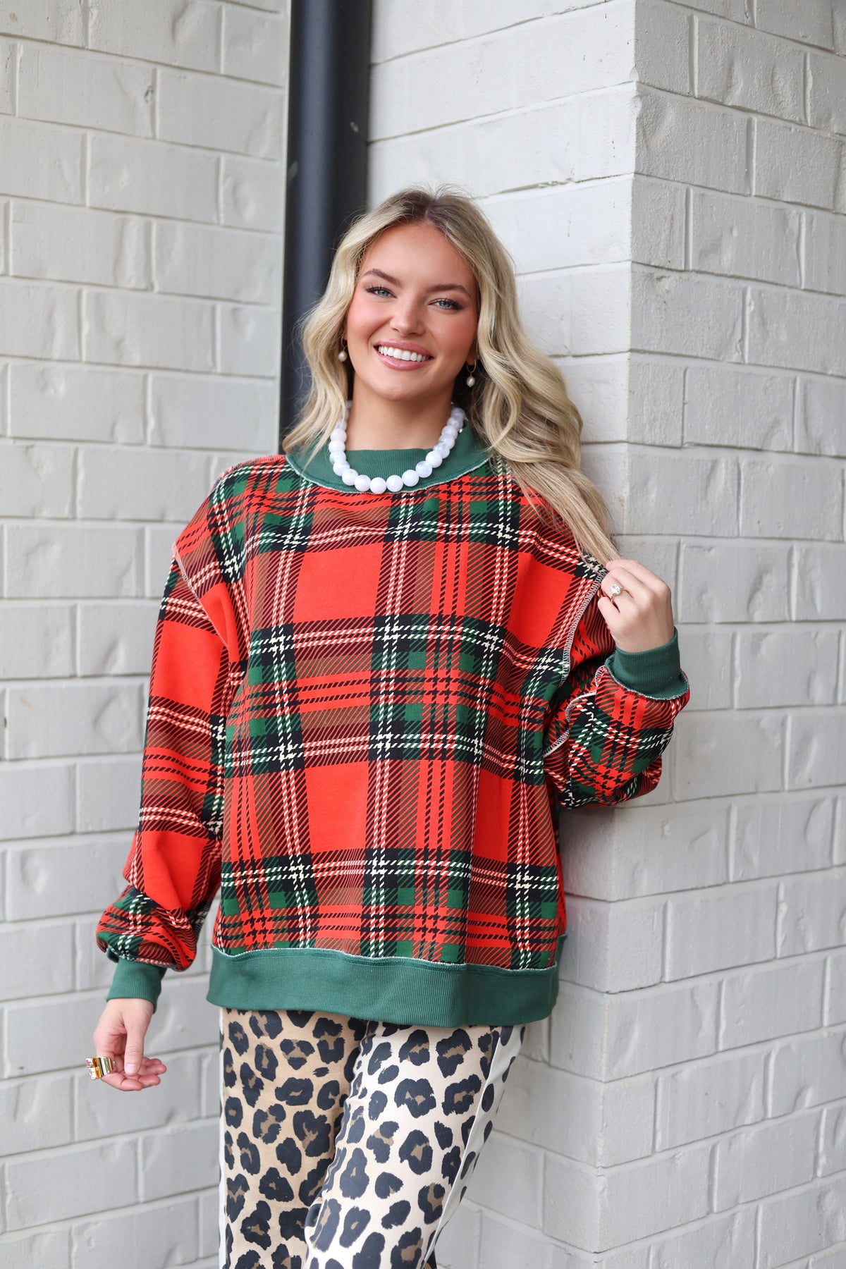Merry 2-Sided Mock Sweatshirt -PRE-SALE - *Est. Ship Early Oct**