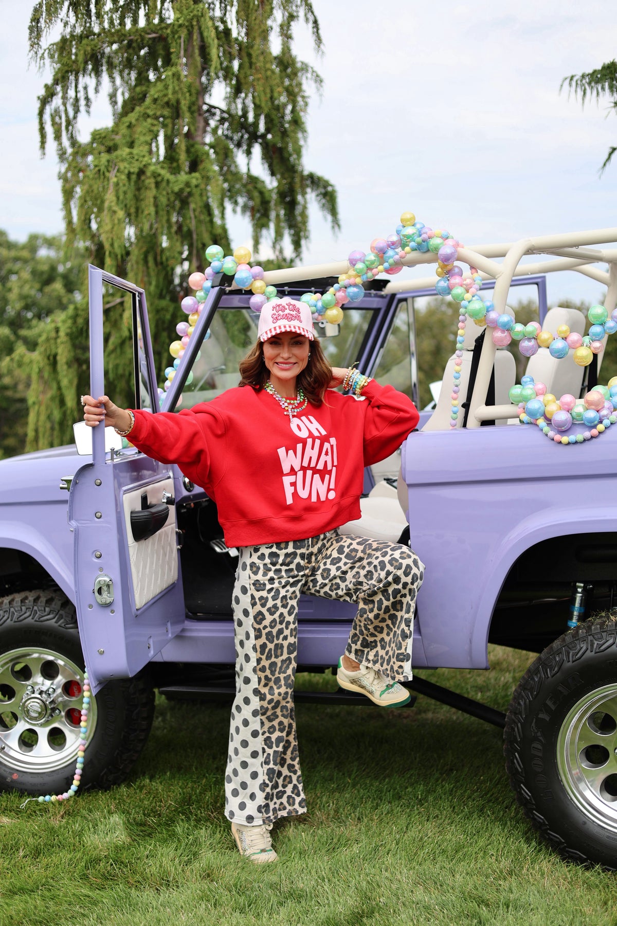 Oh What Fun Puff Crop Sweatshirt