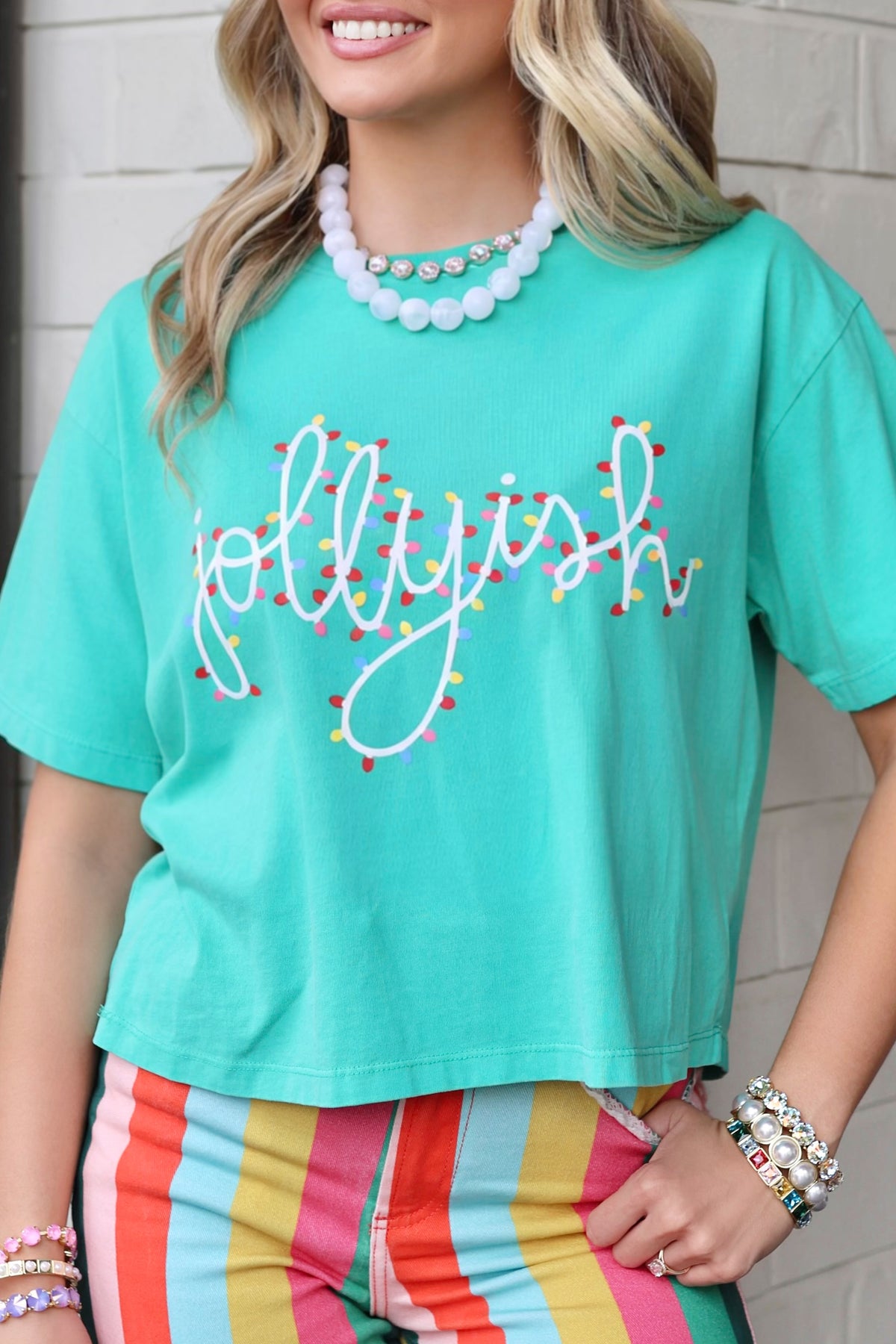 Jollyish Crop Tee