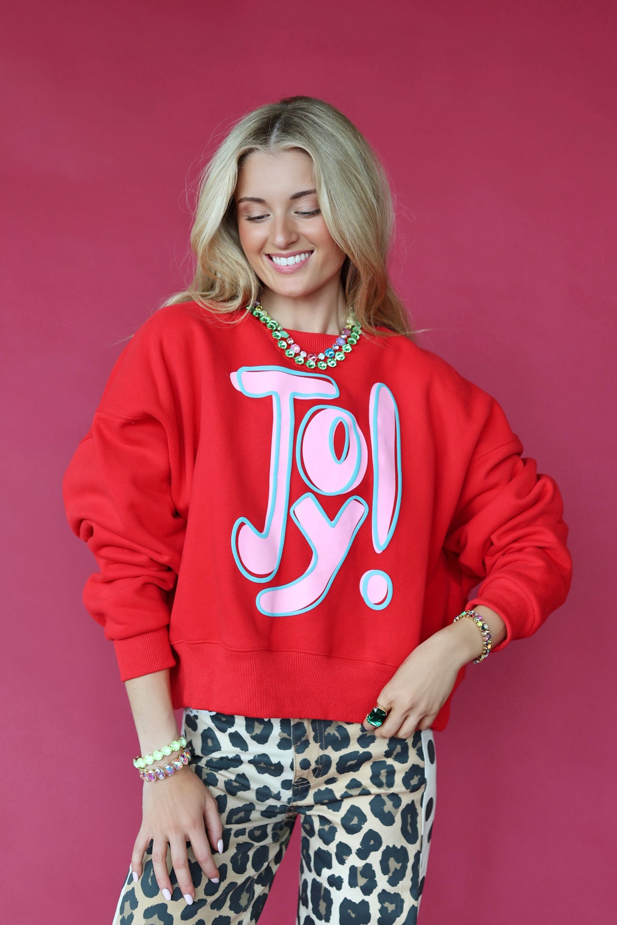 Joy! Crop Sweatshirt - Pre-Sale *Est. Ship End Nov**