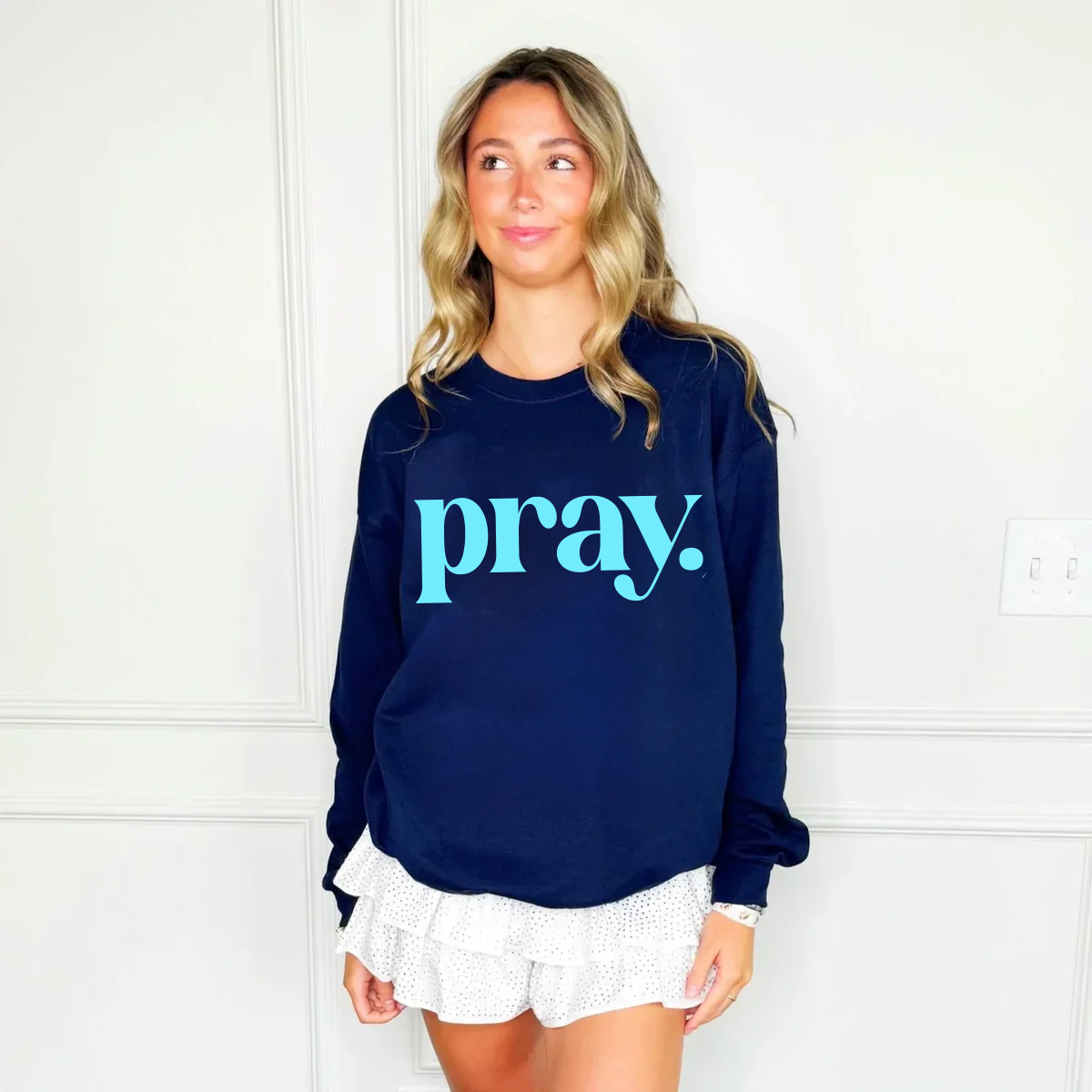 Pray. Puff Sweatshirt