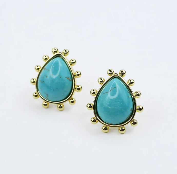 Golden Sunburst Earrings