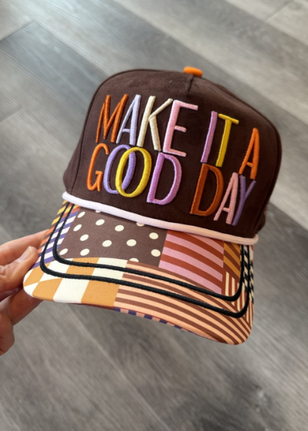 Make it a Good Day Brown Suede Hat - Pre-Sale Ships 10/6**