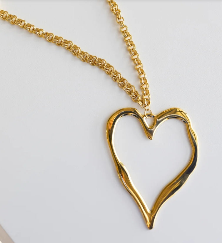 Heart Chunky Necklace