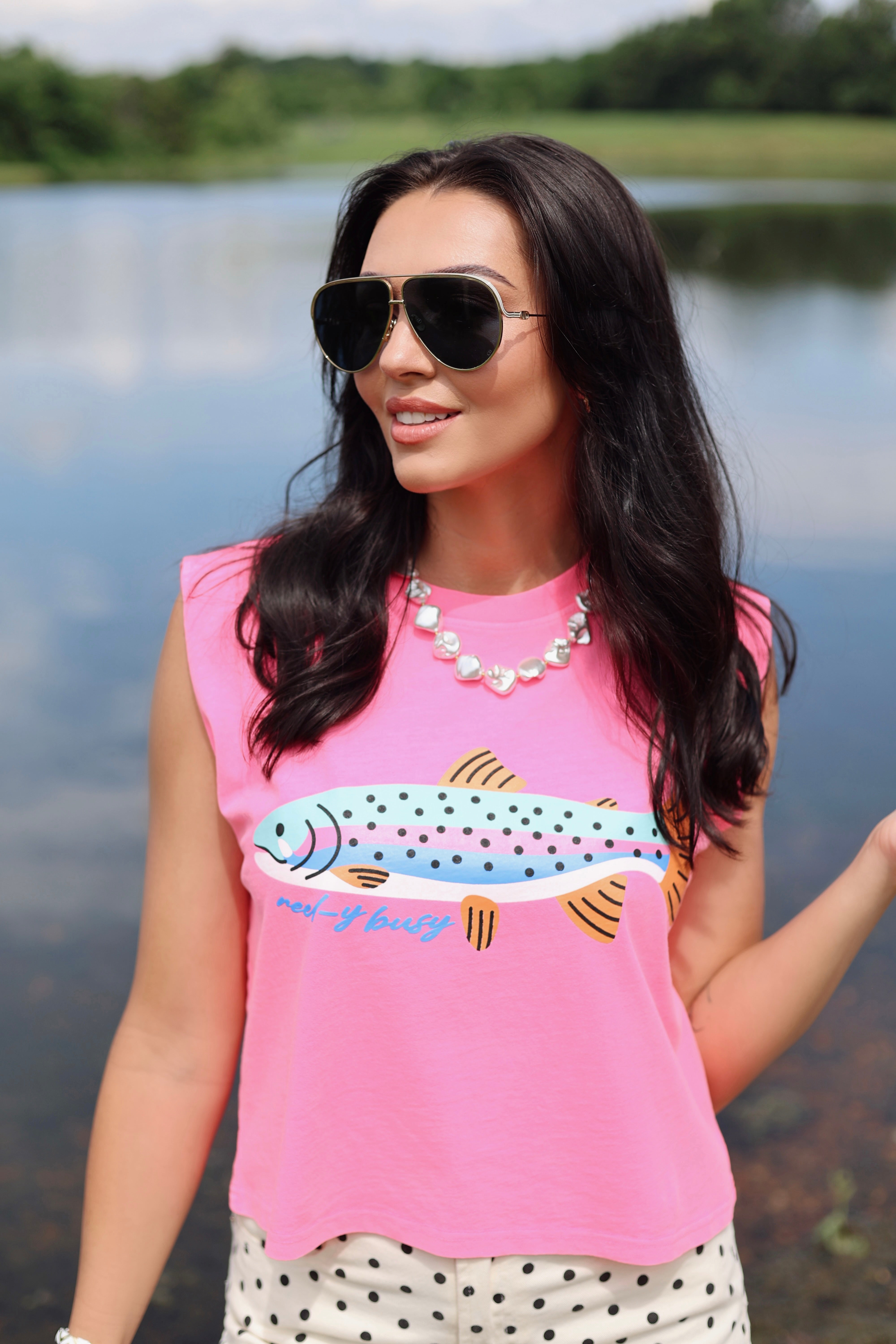 Reel Cute Rainbow Trout Tank