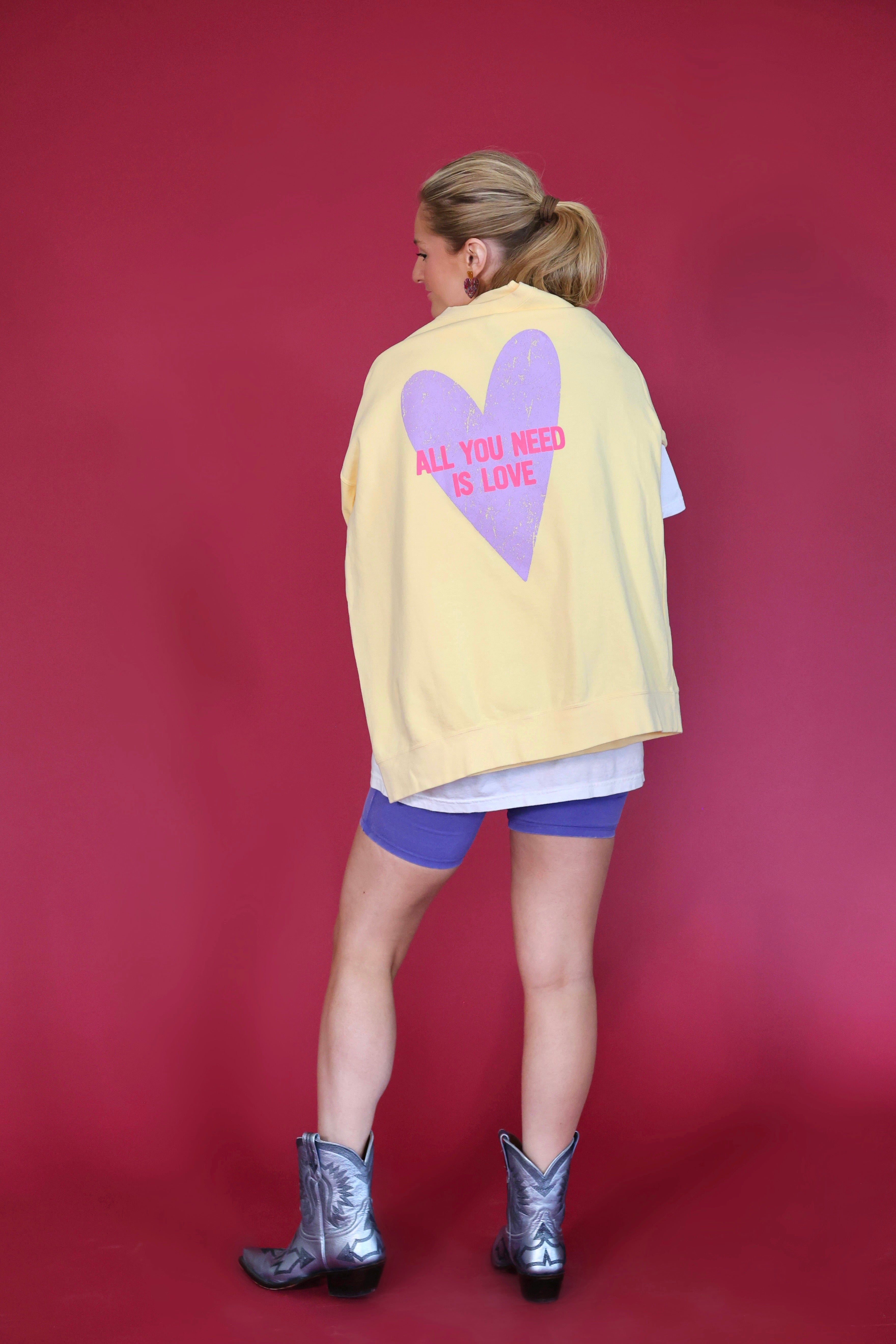 Heart All You Need You is Love Sweatshirt