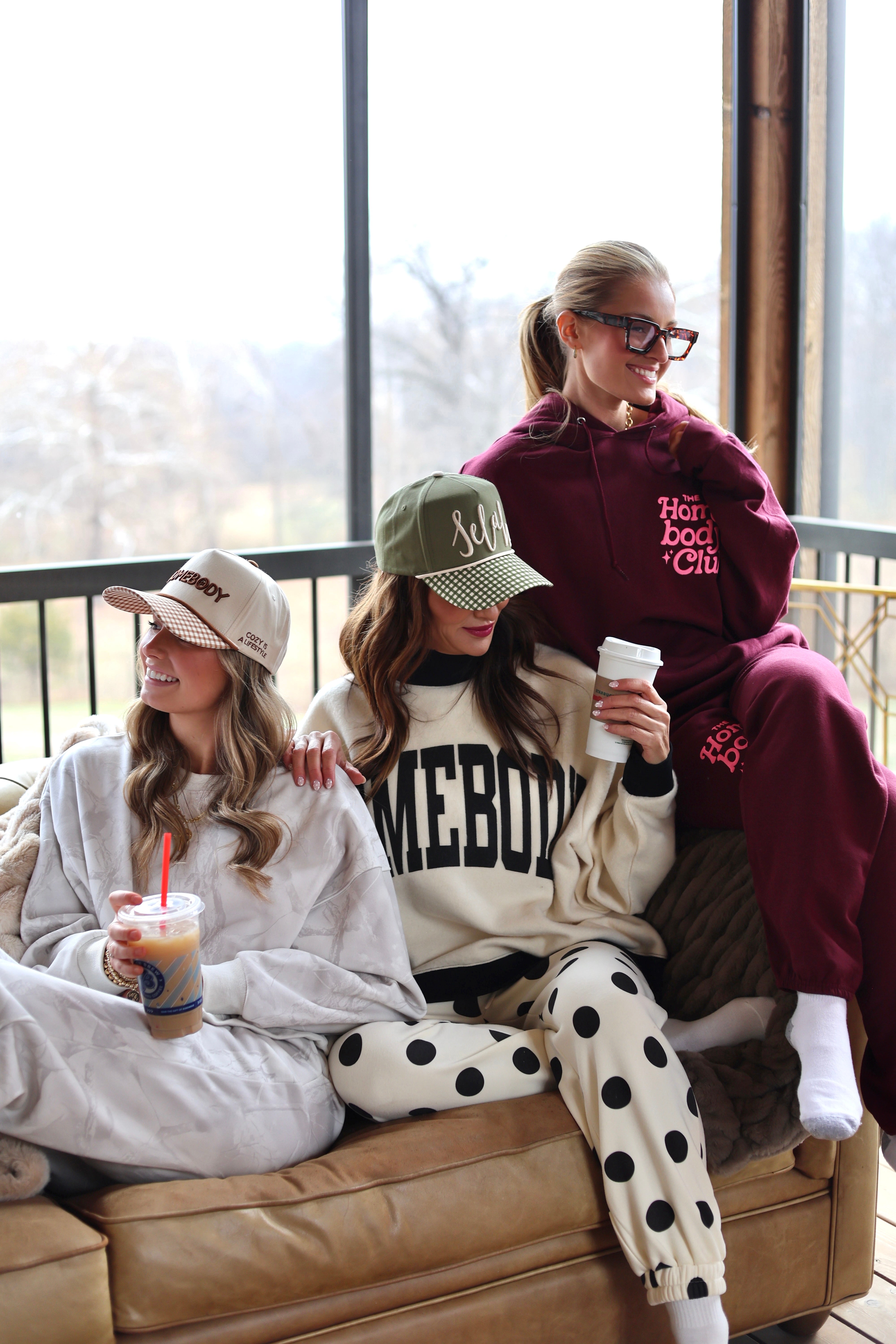 Puff Homebody Club Maroon Hoodie