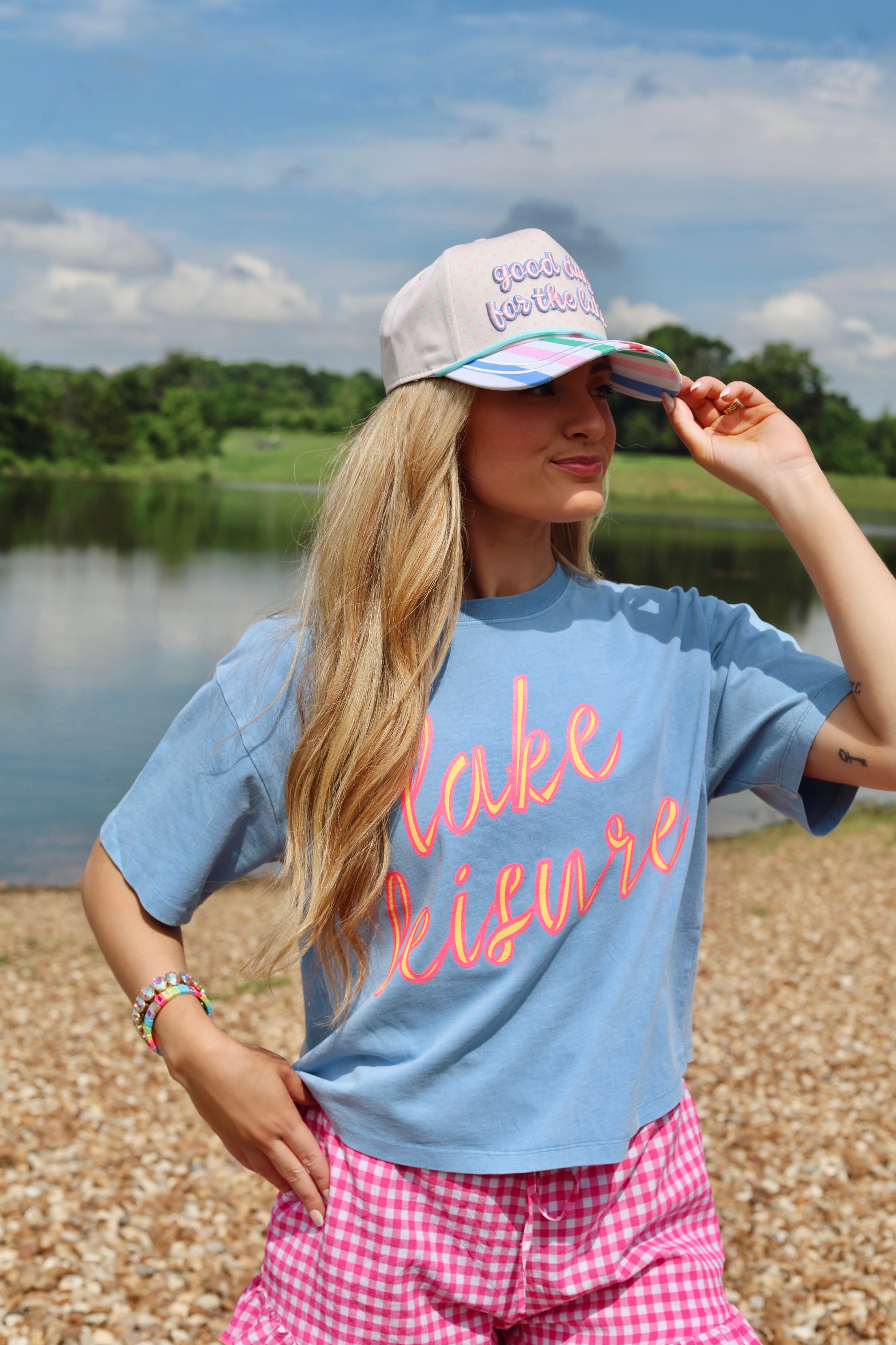 Lake Leisure Crop Tee- Pre Order