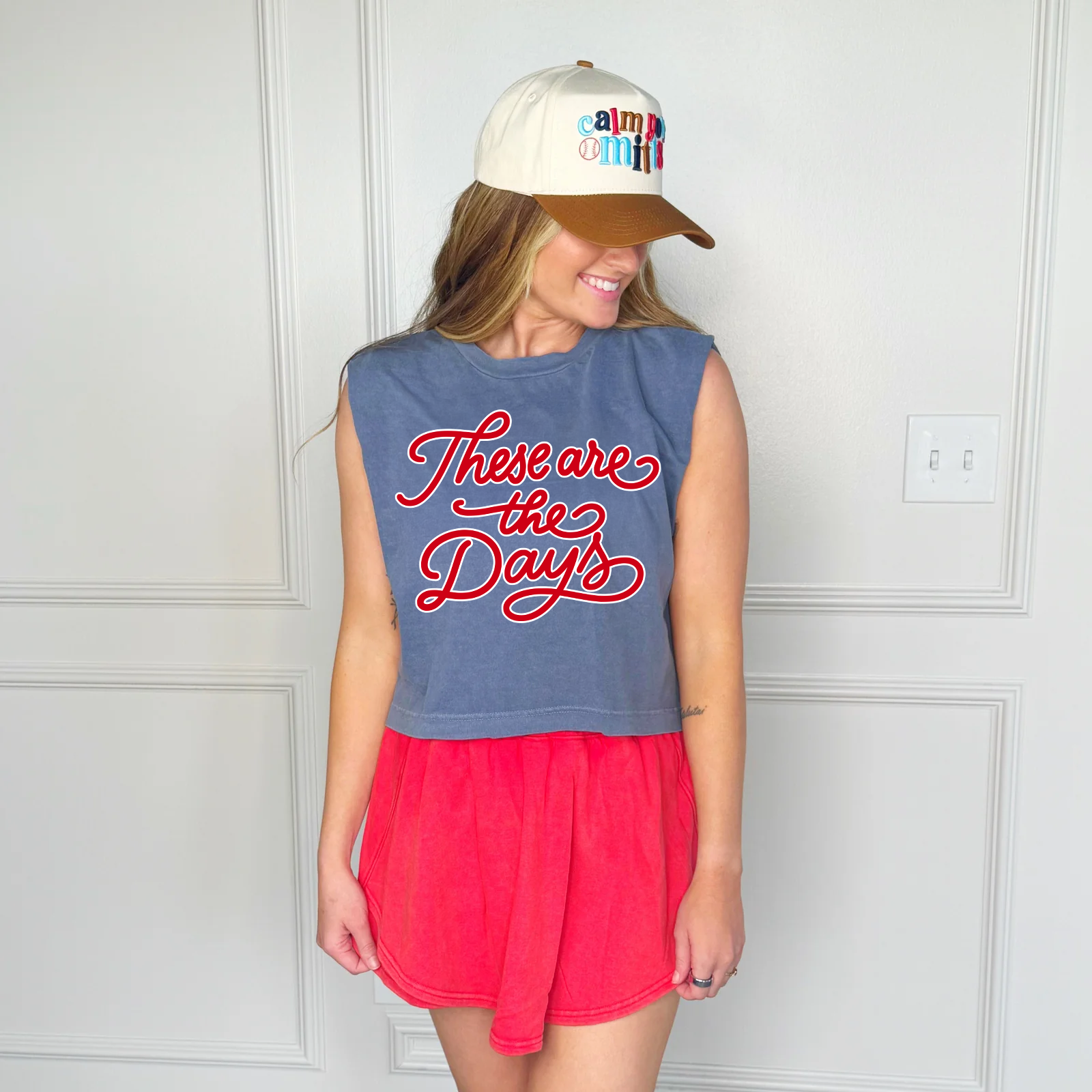 Ballpark Days Baseball Tank