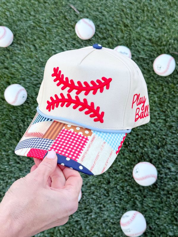 Baseball Laces Patch Bill Hat-Pre Order