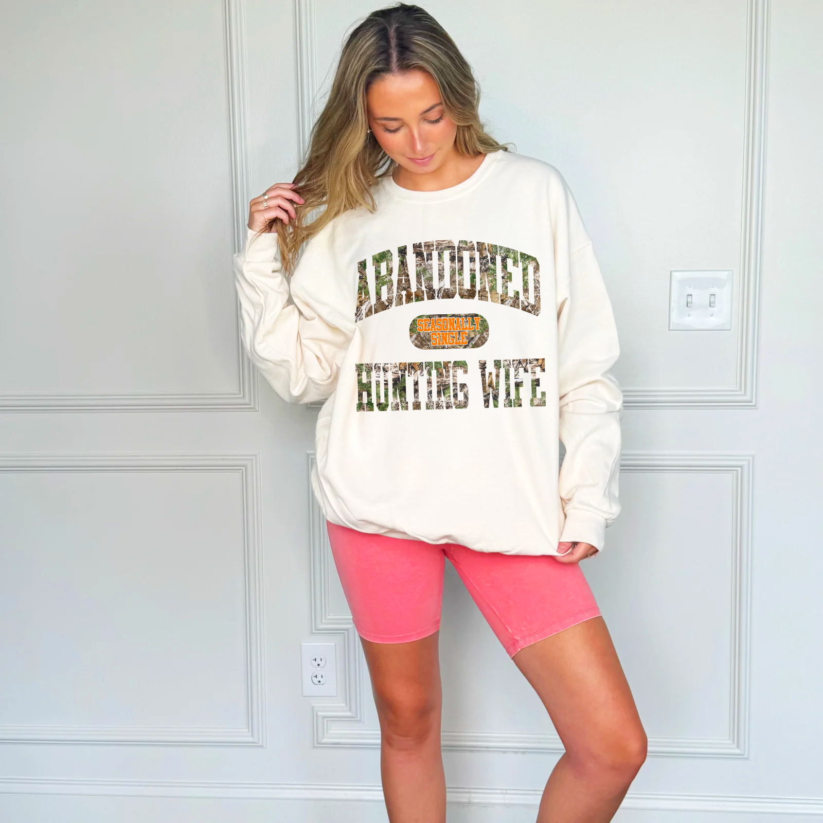 Seasonally Single Hunting Wife Sweatshirt