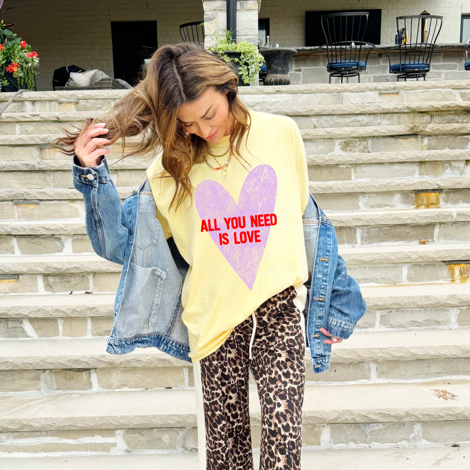 Heart All You Need You is Love Tee
