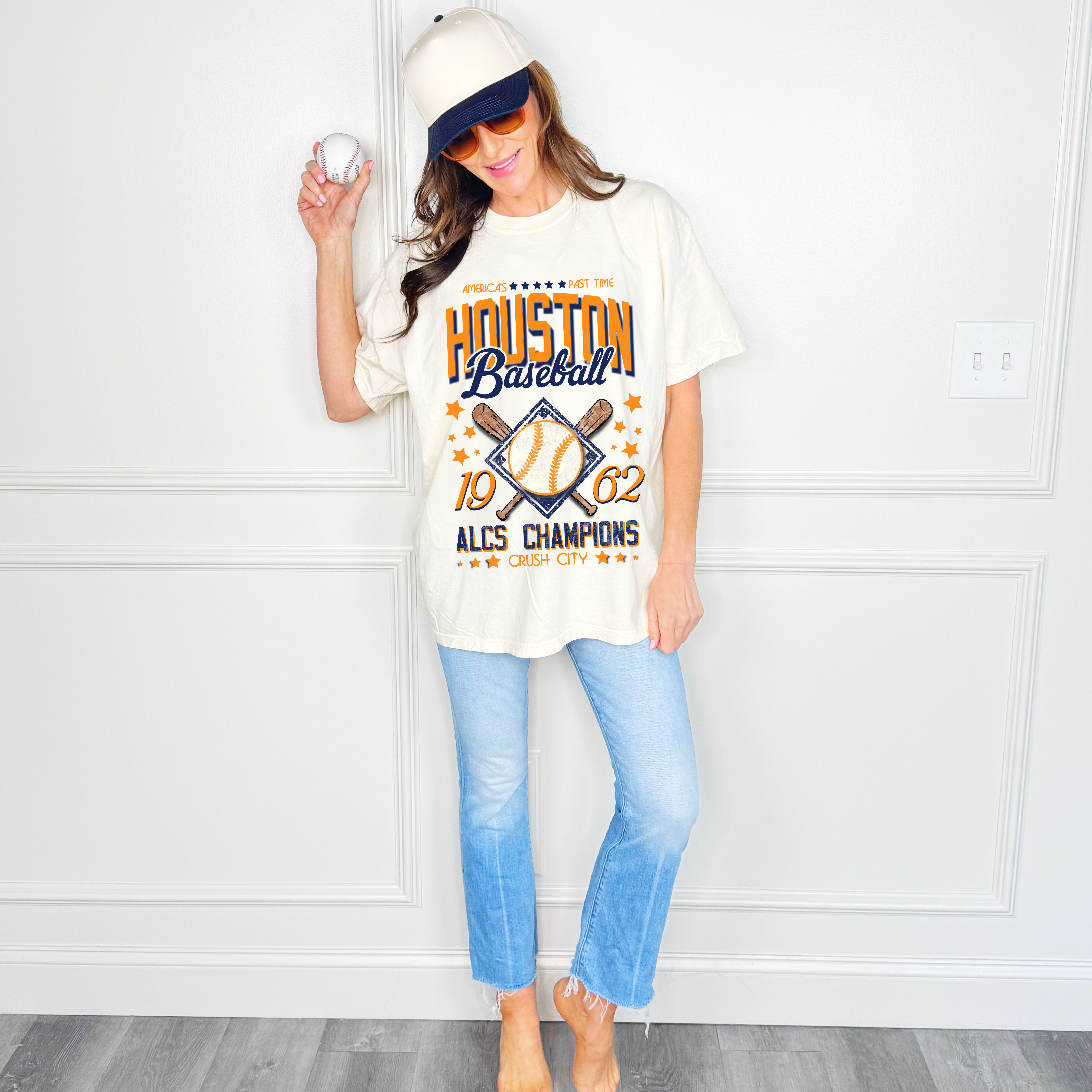 Houston Vintage Baseball Tee