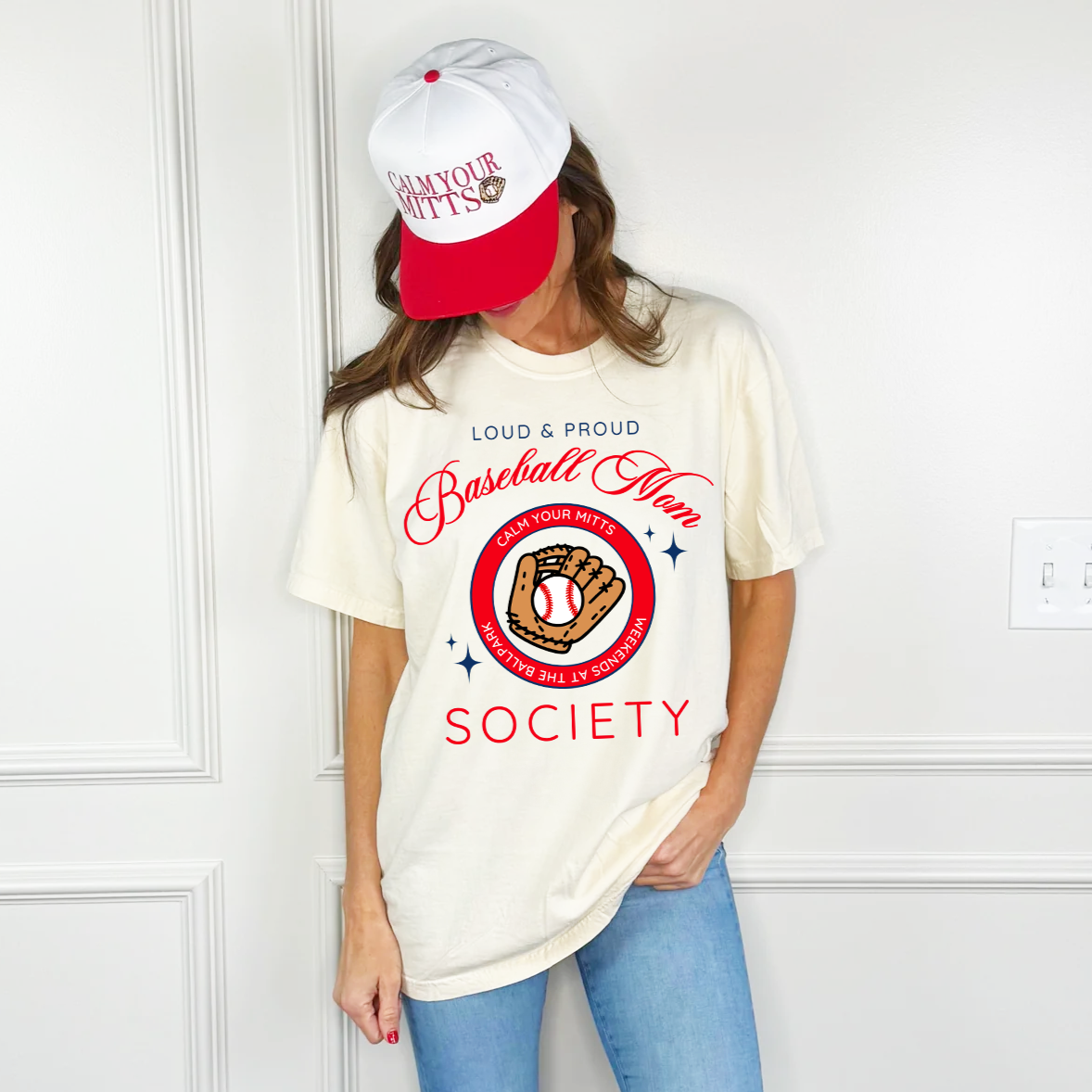 Baseball Mom Society Tee
