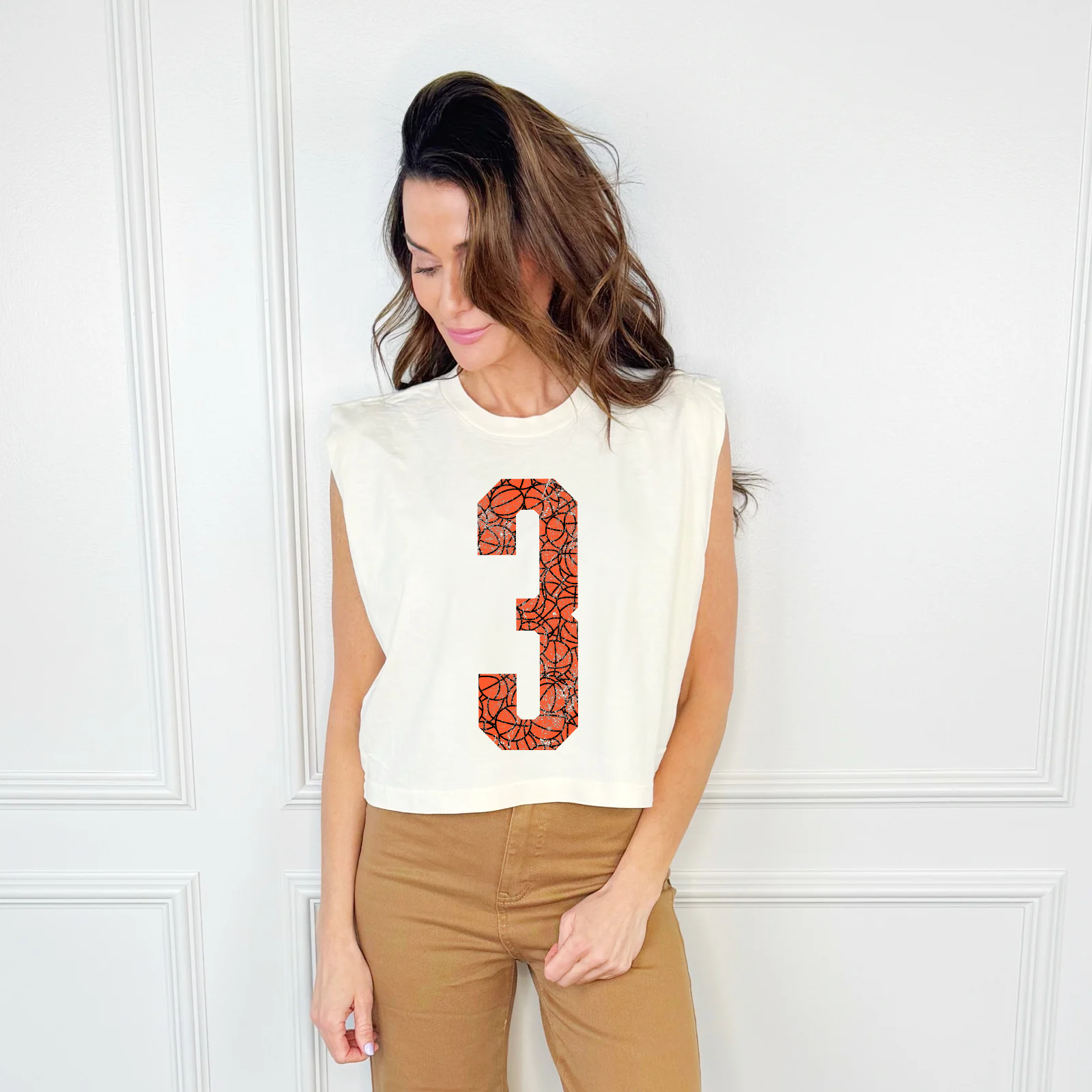 Custom Basketball Number Tank