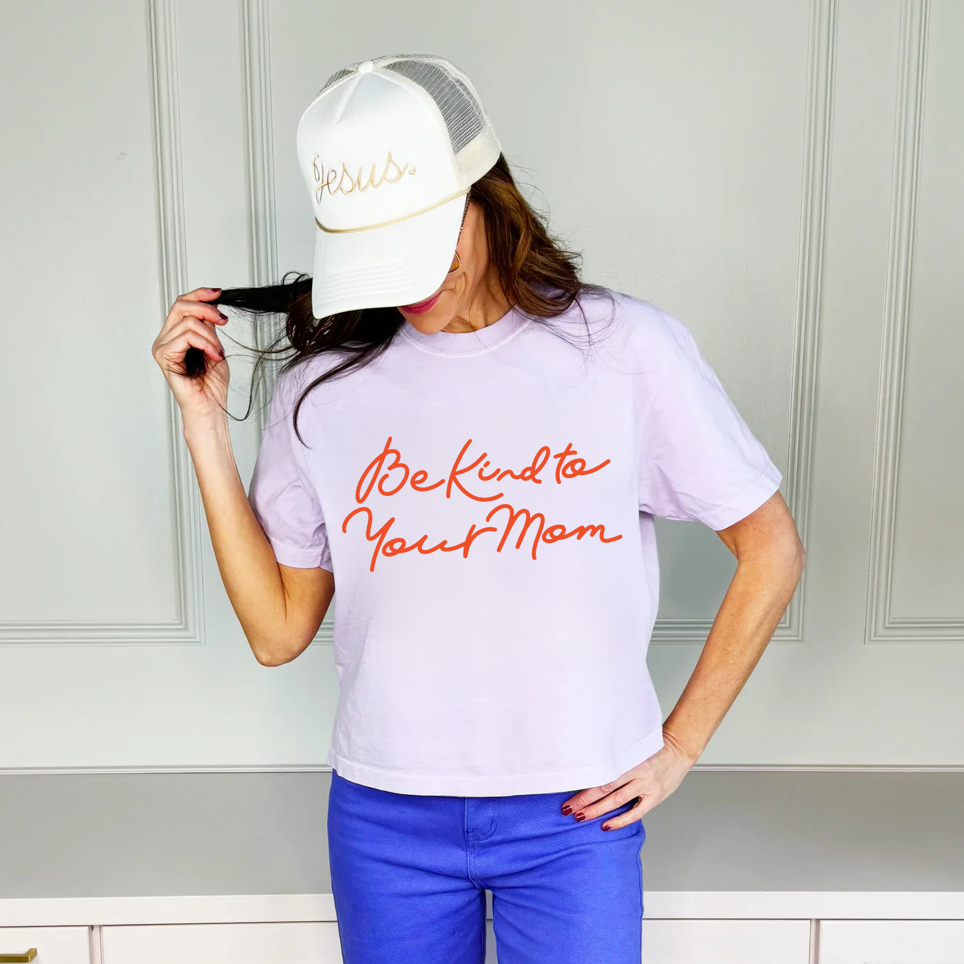 Be kind To Your Mom Crop Tee