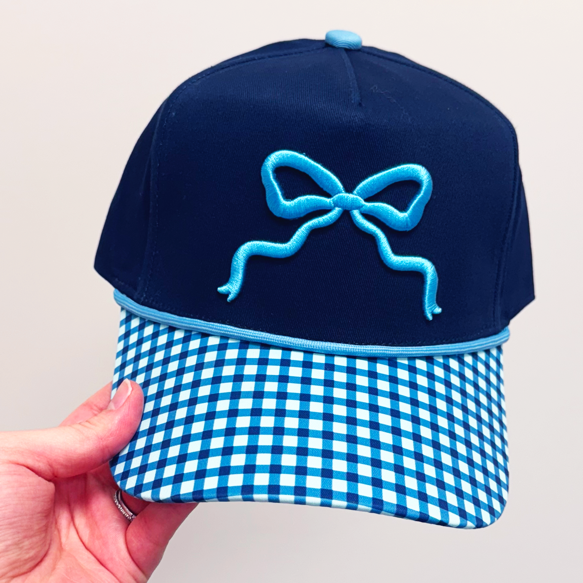 Blue Bow Hat