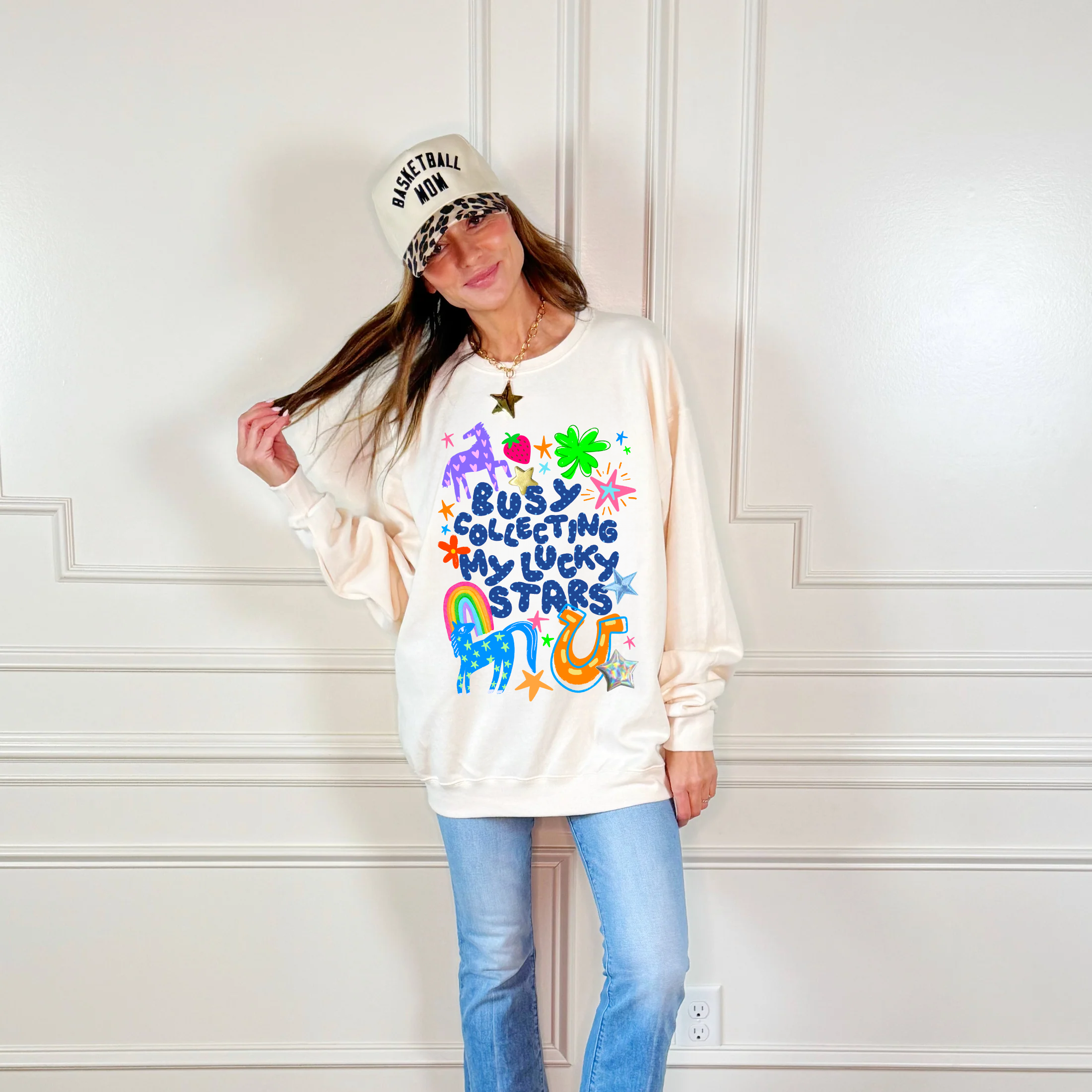 Busy Collecting My Lucky Stars Sweatshirt