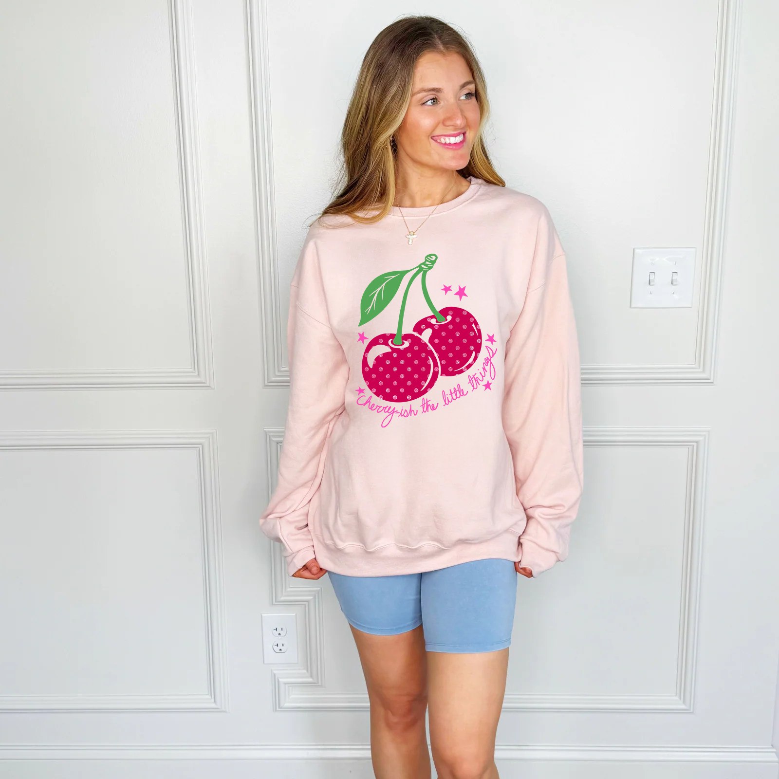Cherry-ish the Little Things Sweatshirt