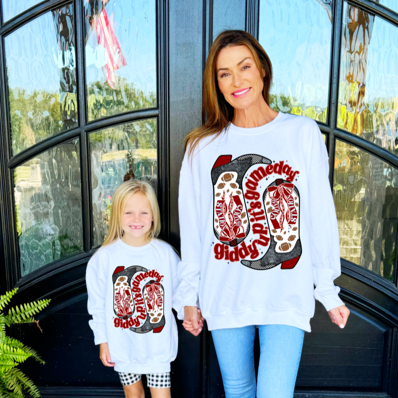 College Station Boots Youth & Adult Sweatshirt